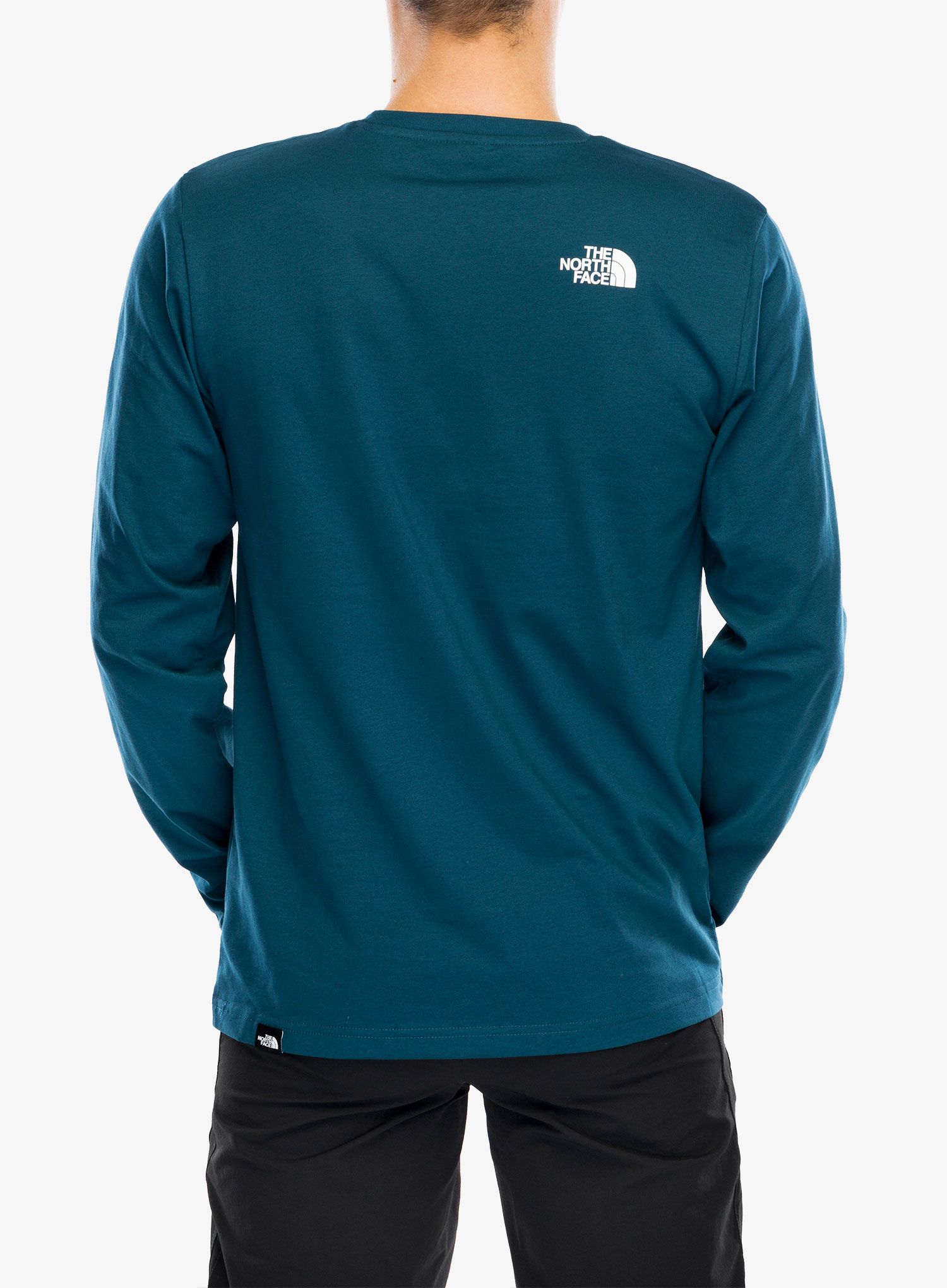 Tričko s dlouhým rukávem The North Face  L/S Simple Dome Tee - midnight petrol