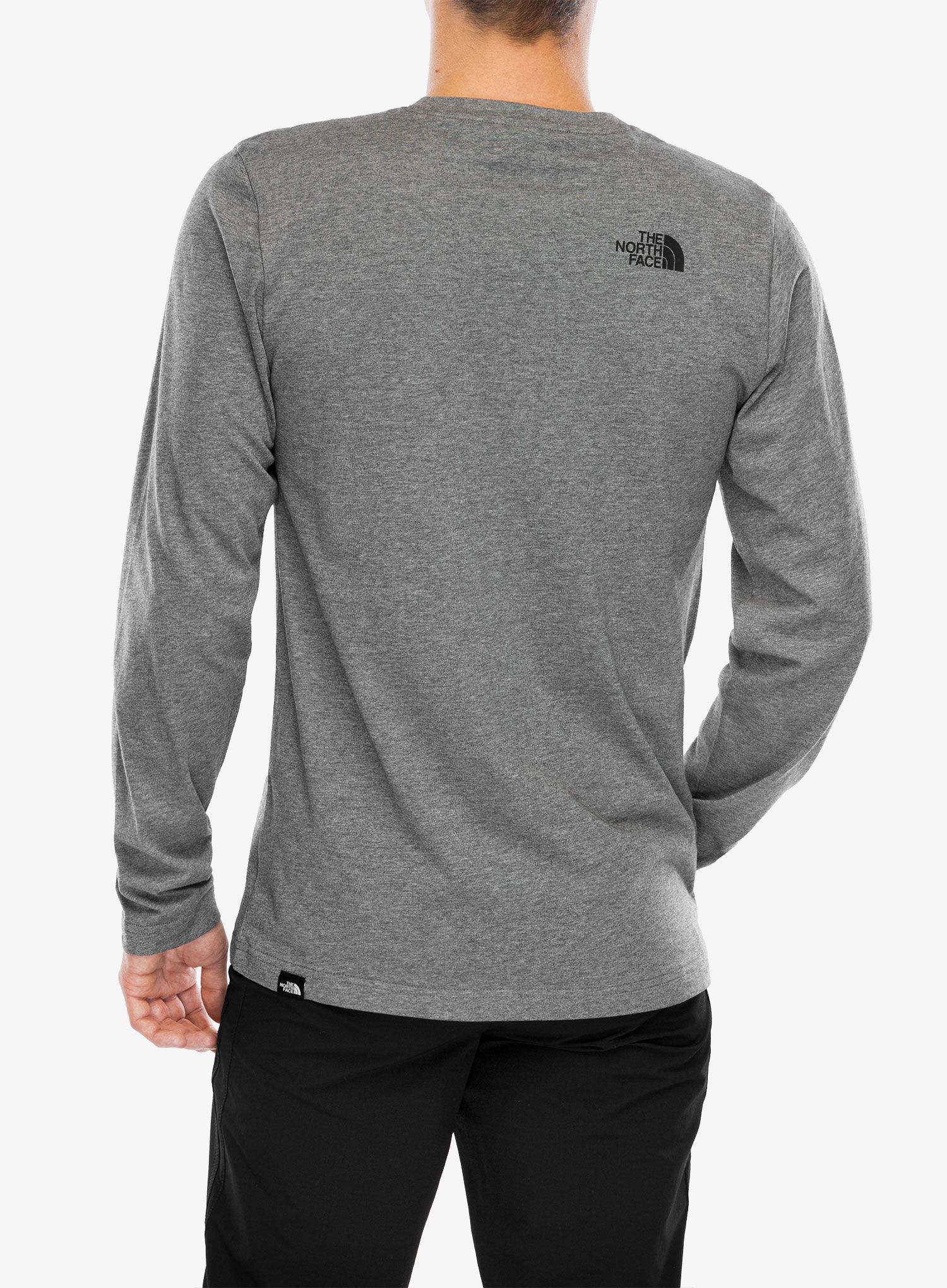 Tričko s dlouhým rukávem The North Face  L/S Simple Dome Tee - tnf medium grey heather