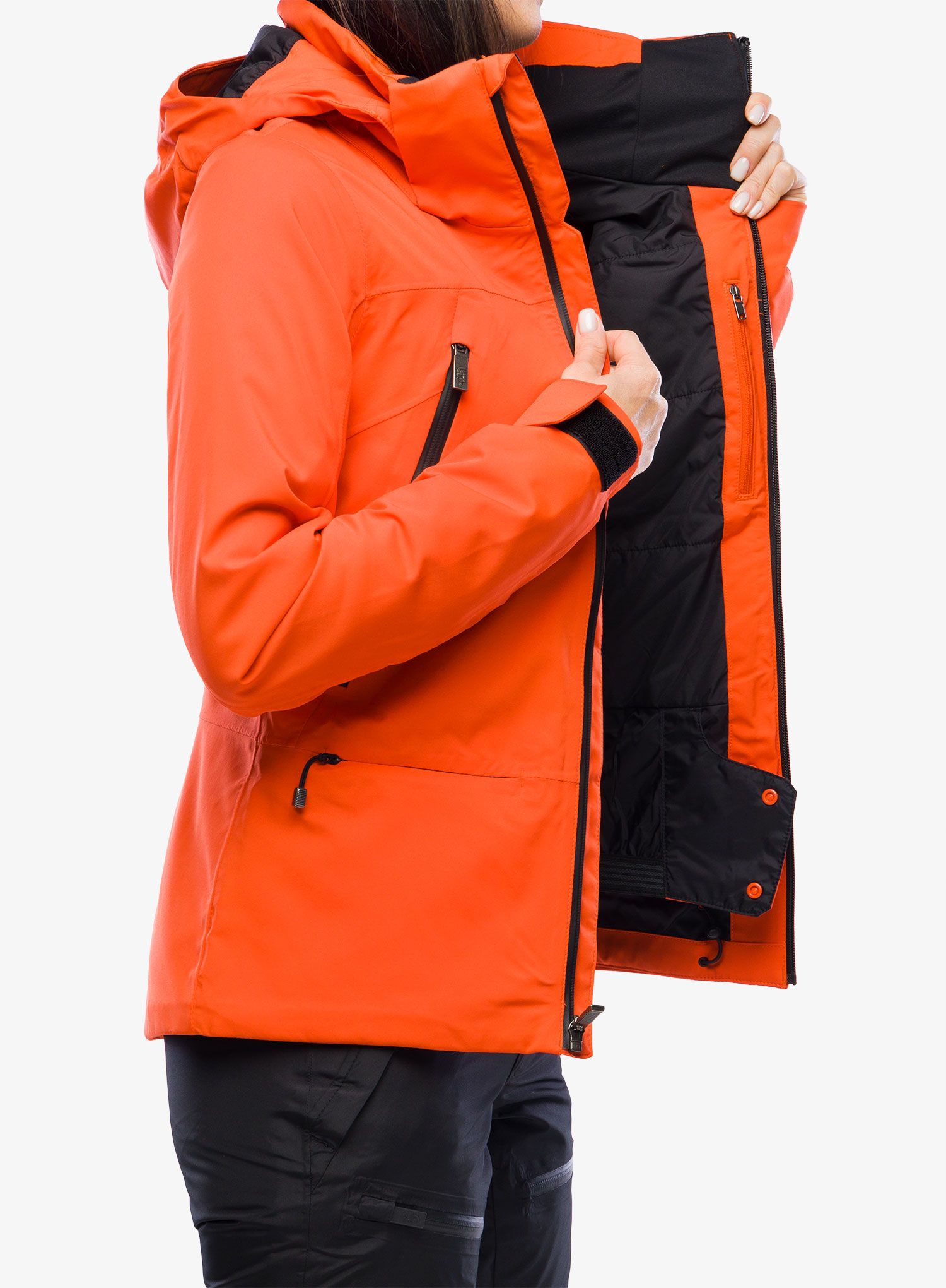 Zateplená bunda dámská The North Face Lenado Jacket - fiery red