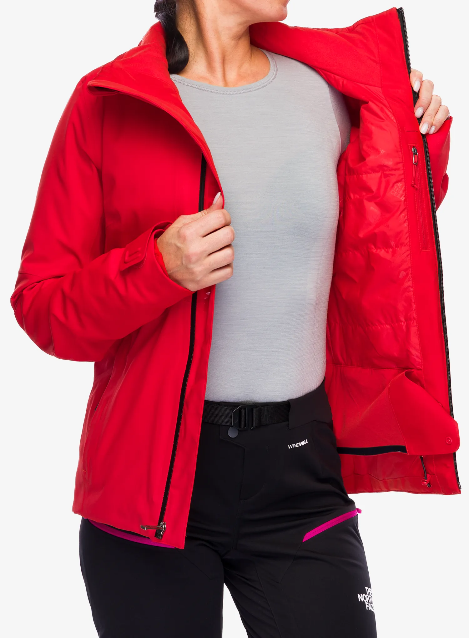 Dámská lyžařská bunda The North Face Lenado Jacket - fiery red