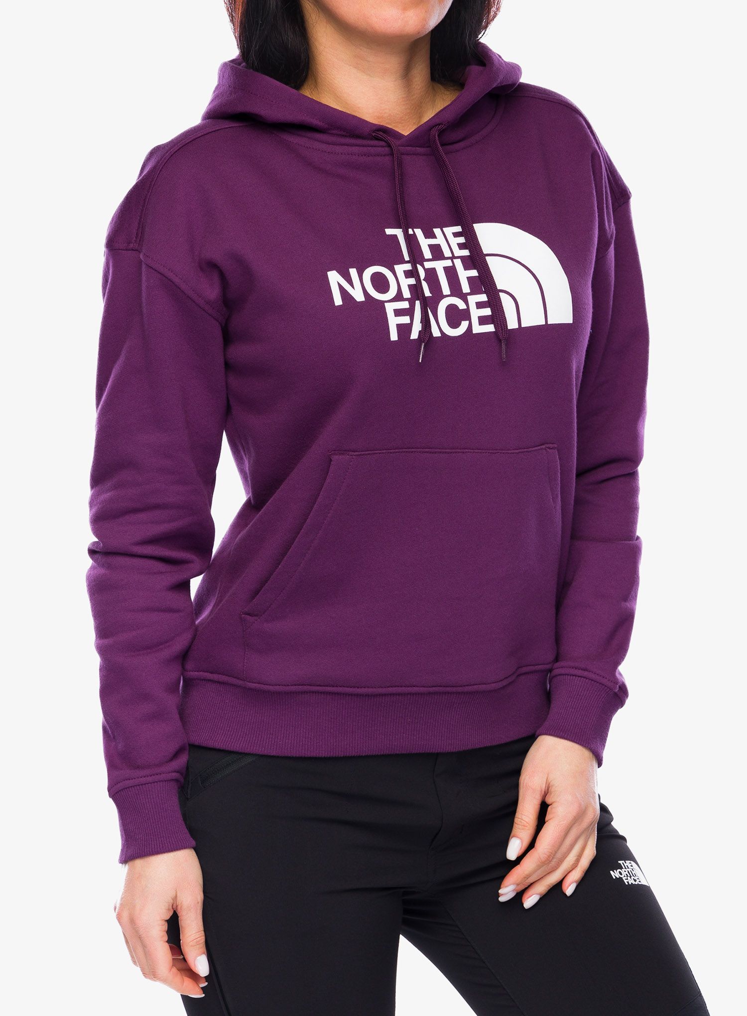 Dámská mikina s kapucí The North Face Light Drew Peak Hoodie - black currant