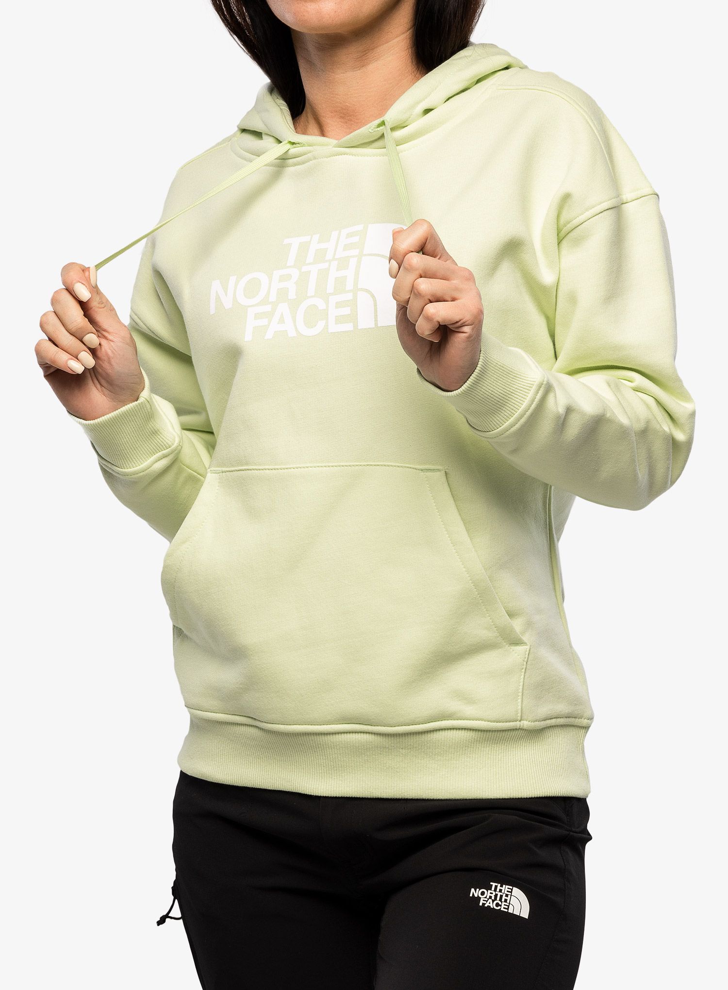 Dámská mikina s kapucí The North Face Light Drew Peak Hoodie - lime cream