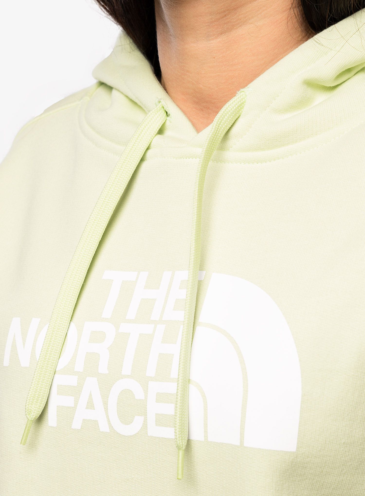Dámská mikina s kapucí The North Face Light Drew Peak Hoodie - lime cream