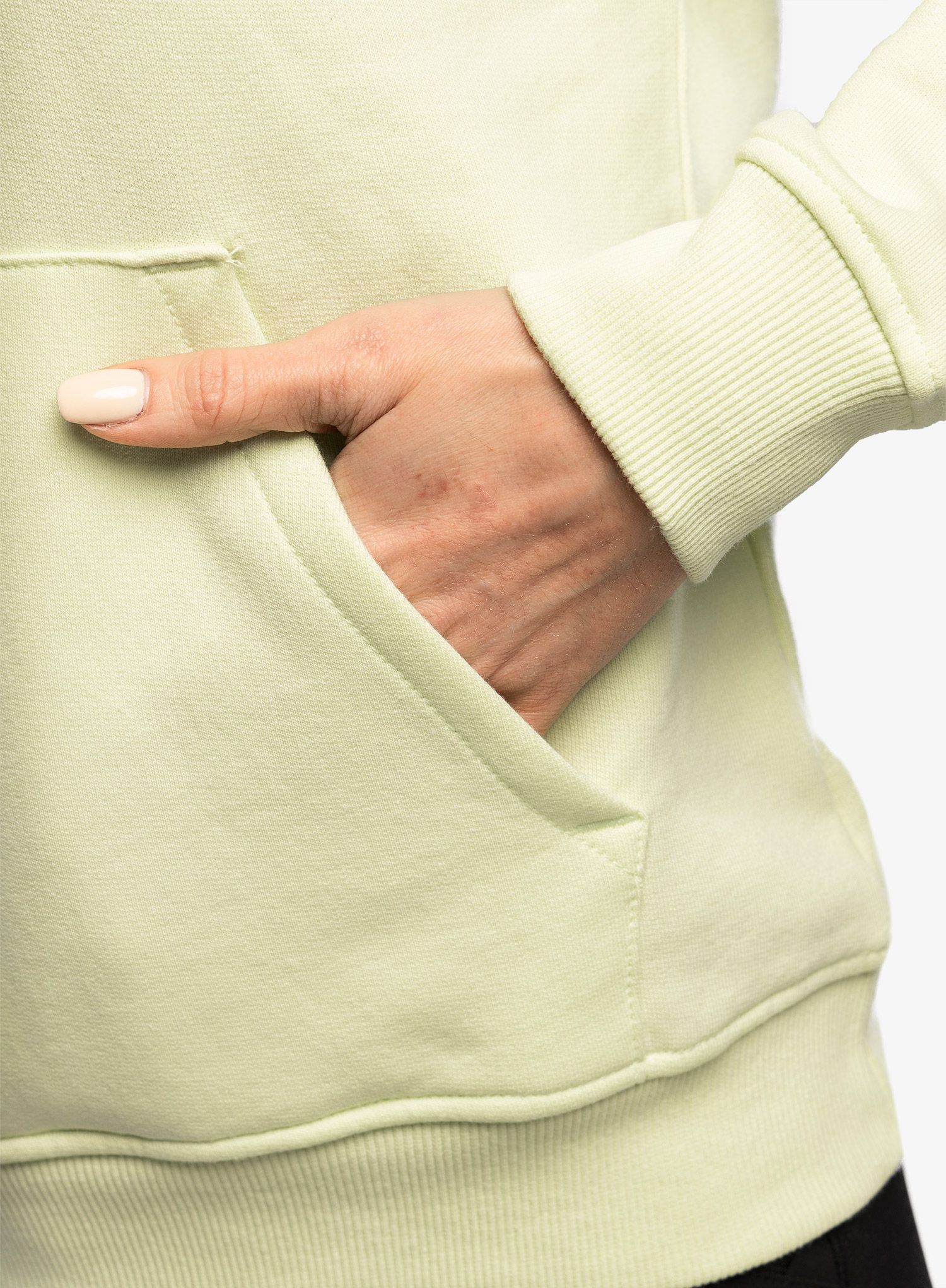 Dámská mikina s kapucí The North Face Light Drew Peak Hoodie - lime cream
