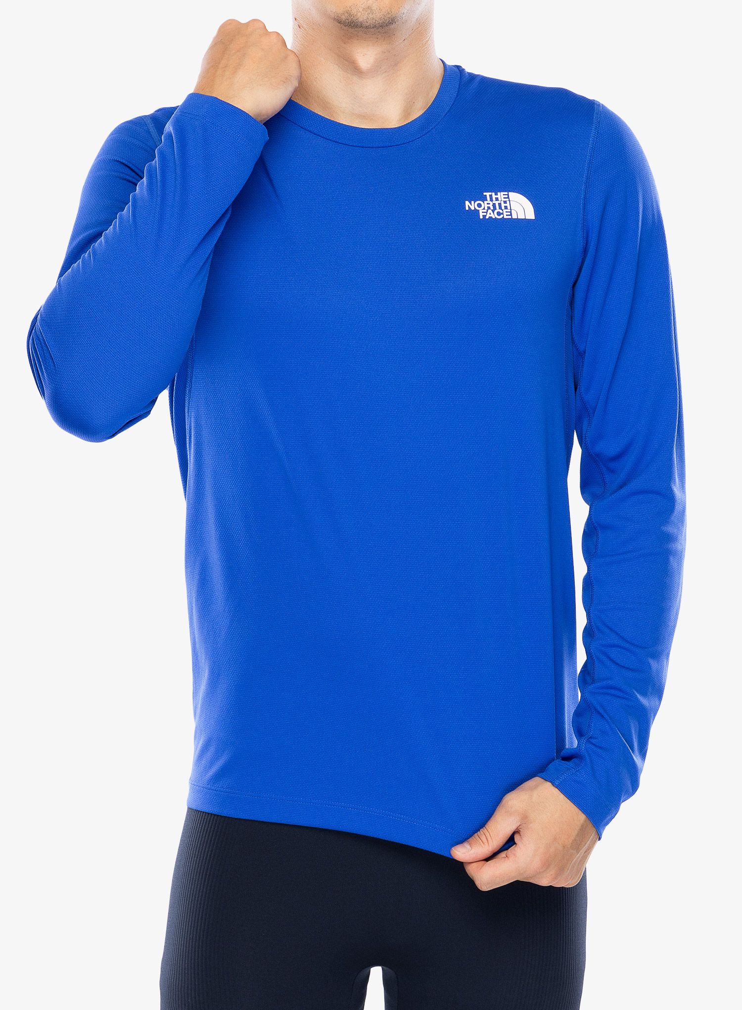 Mikina na běhání The North Face Lightbright L/S Tee - tnf blue