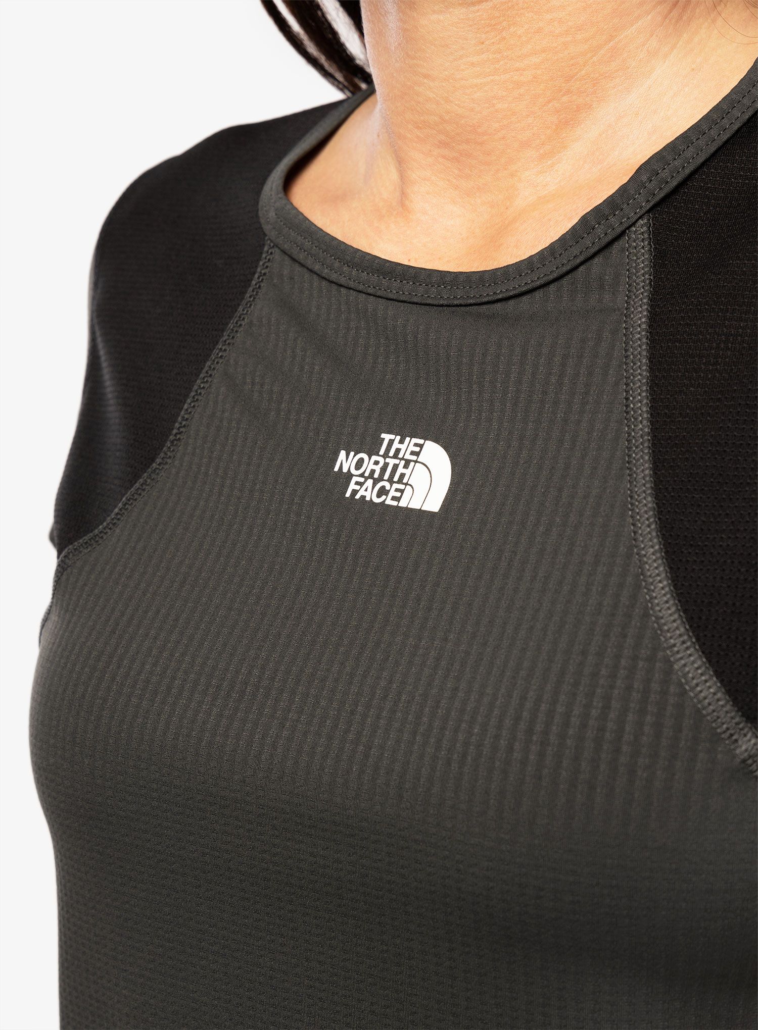 Běžecké tričko dámské The North Face Lightbright S/S Tee - grey/black