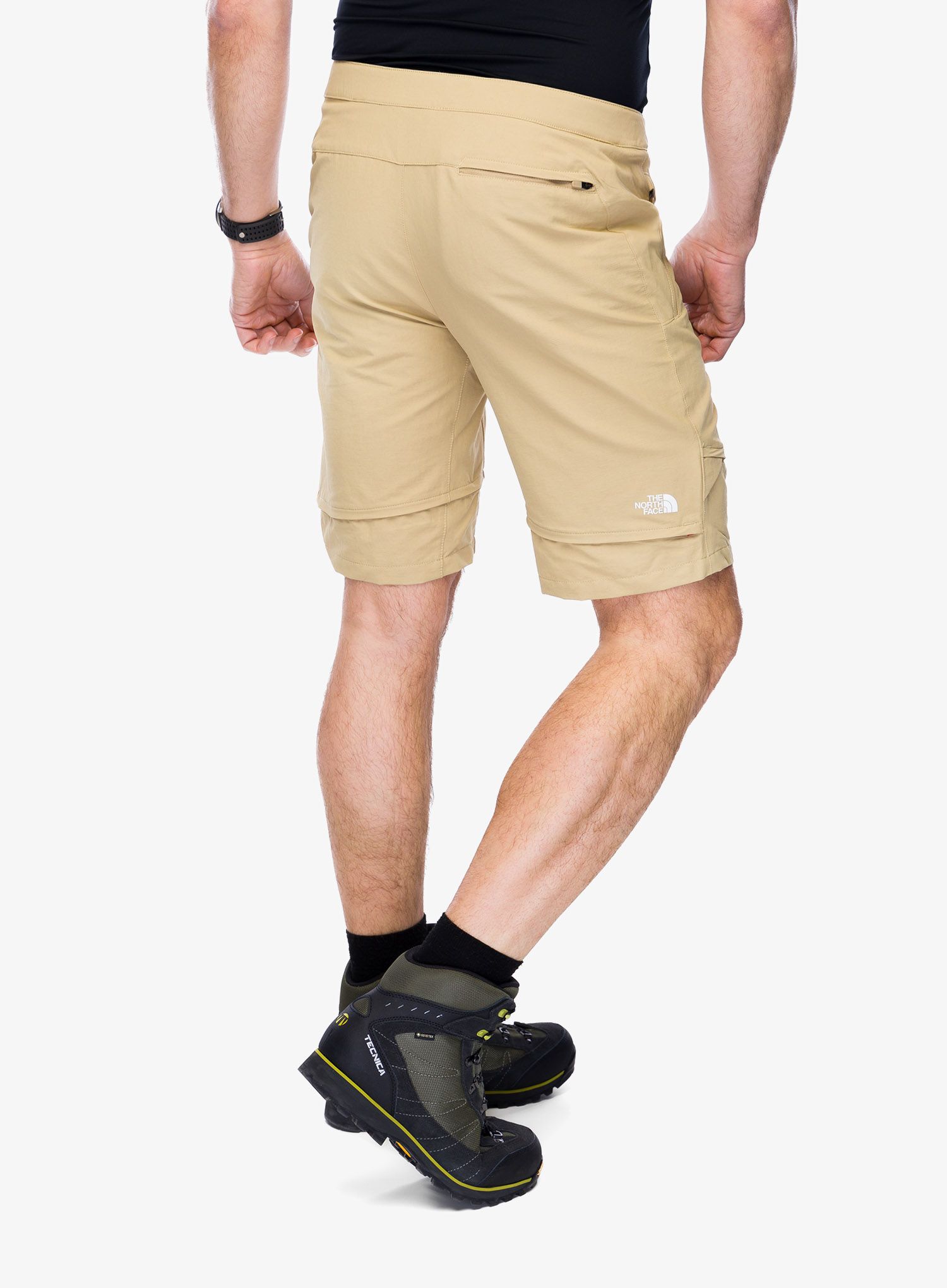 Turistické kalhoty The North Face Lightning Convertible Pant - khaki stone
