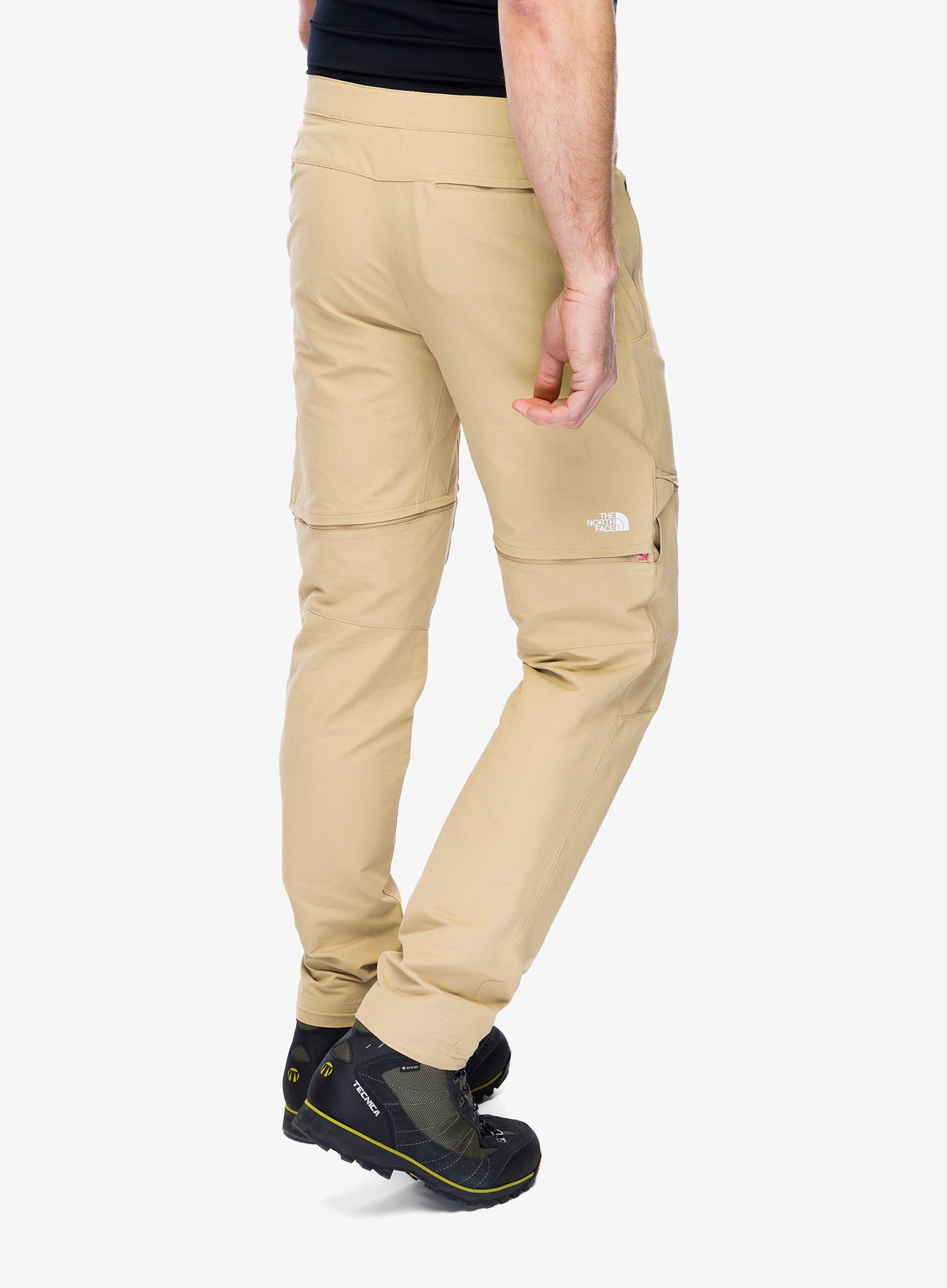 Turistické kalhoty The North Face Lightning Convertible Pant - khaki stone
