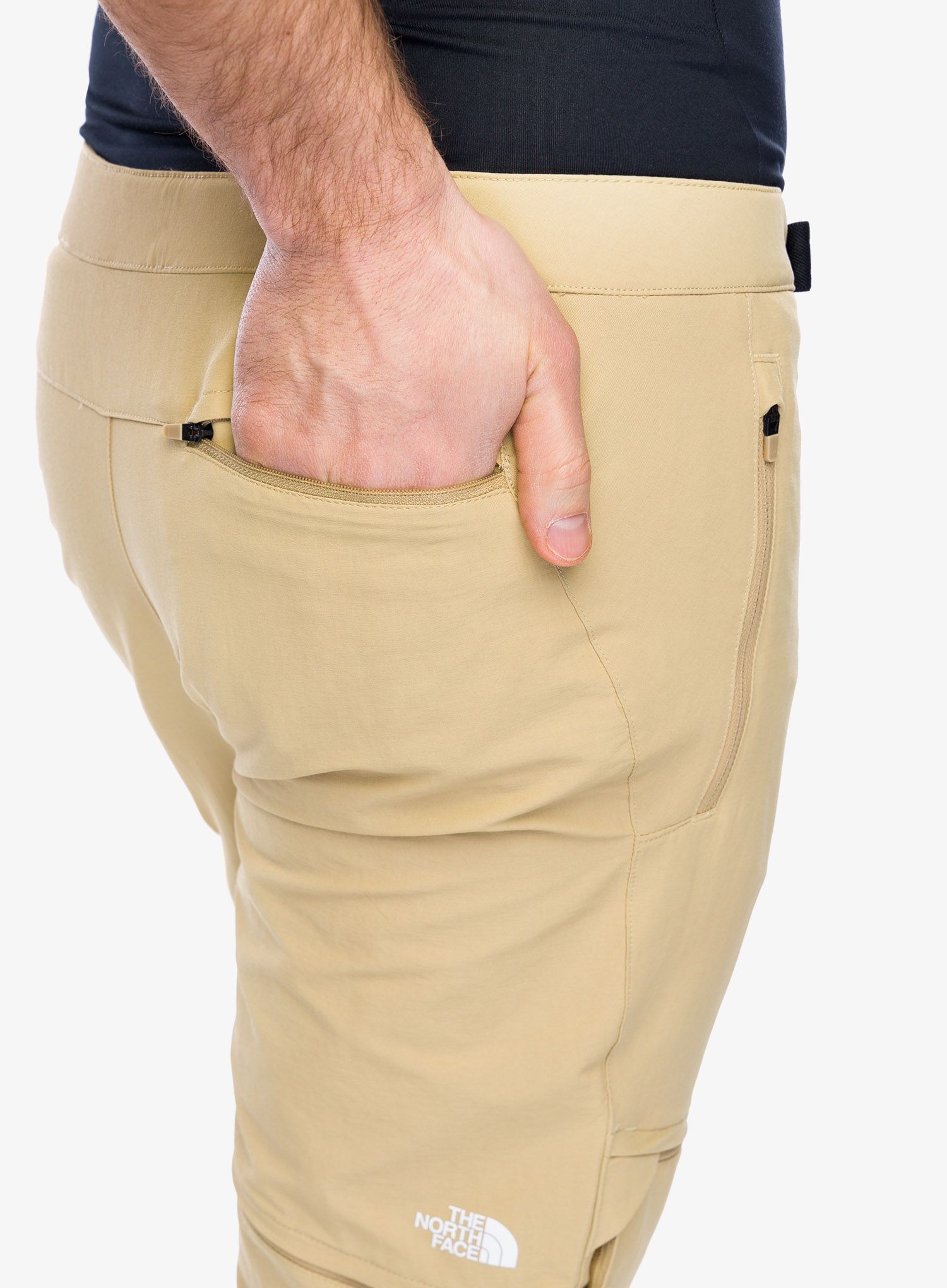 Turistické kalhoty The North Face Lightning Convertible Pant - khaki stone