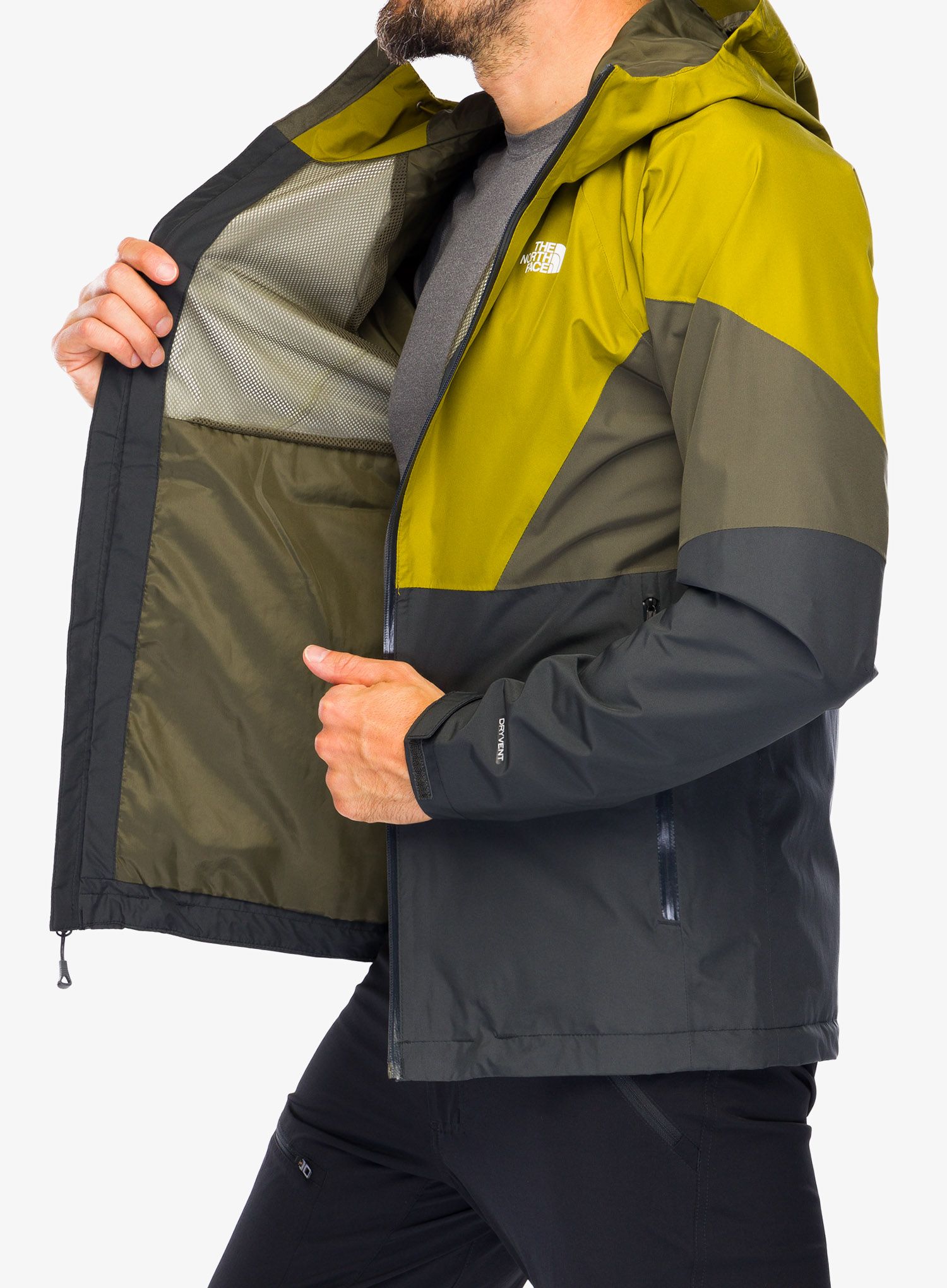 Pánská bunda The North Face Lightning Jacket - grey/green