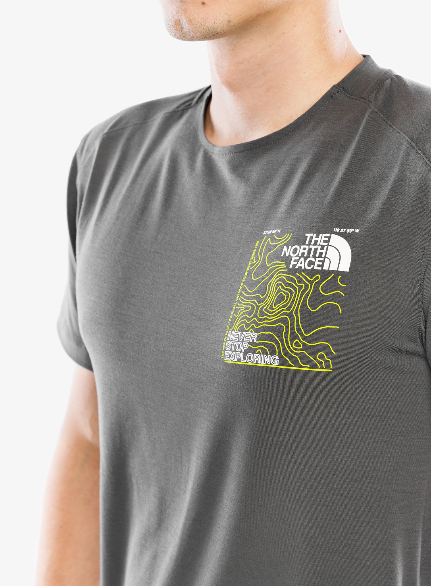 Tričko The North Face Lightning S/S Tee Graphic - anthracite grey