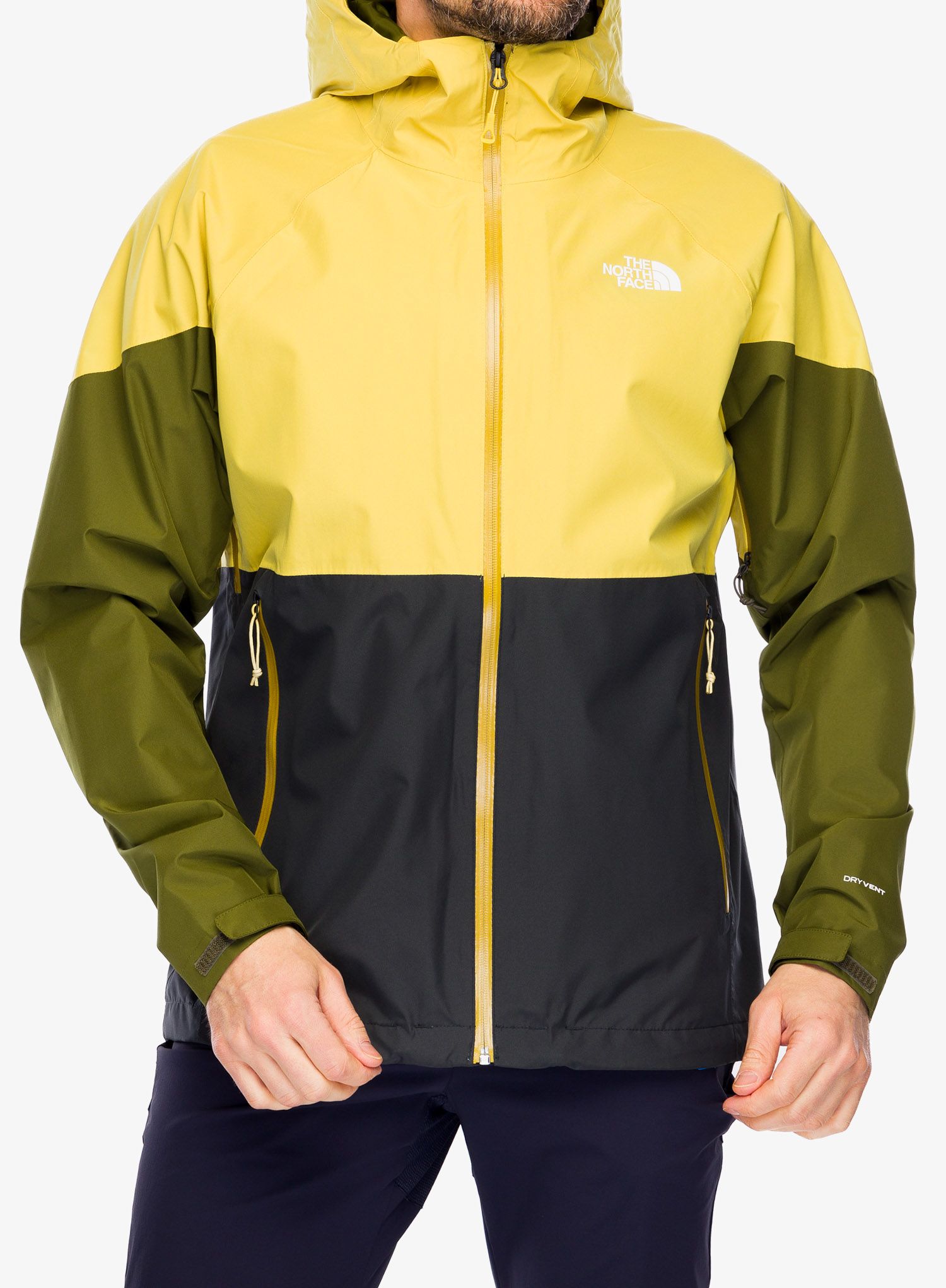 Bunda s membránou The North Face Lightning Zip-In Jacket - asphalt grey/yellow
