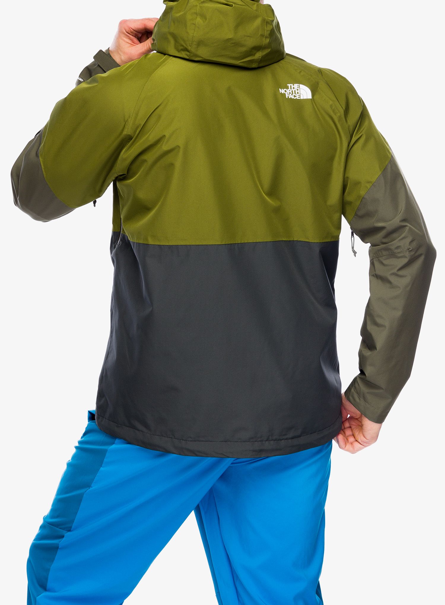 Bunda do deště The North Face Lightning Zip-In Jacket - grey/olive