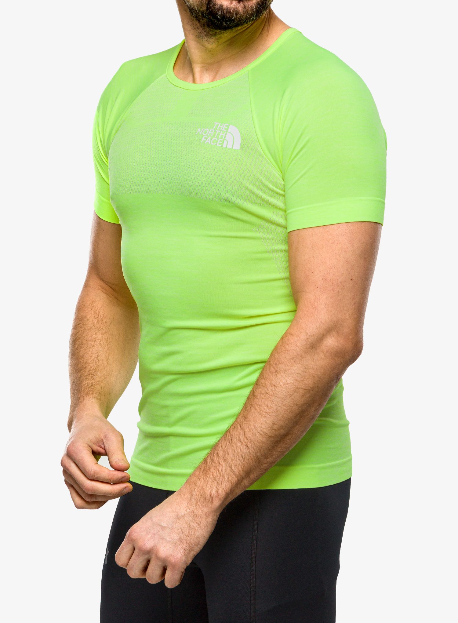 Sportovní tričko The North Face MA Lab Seamless Top - yellow/green