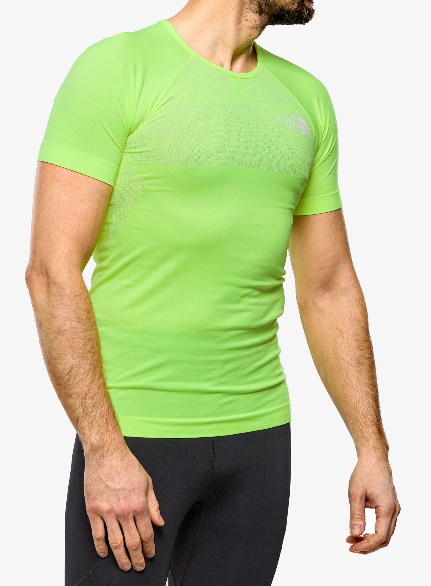 Sportovní tričko The North Face MA Lab Seamless Top - yellow/green