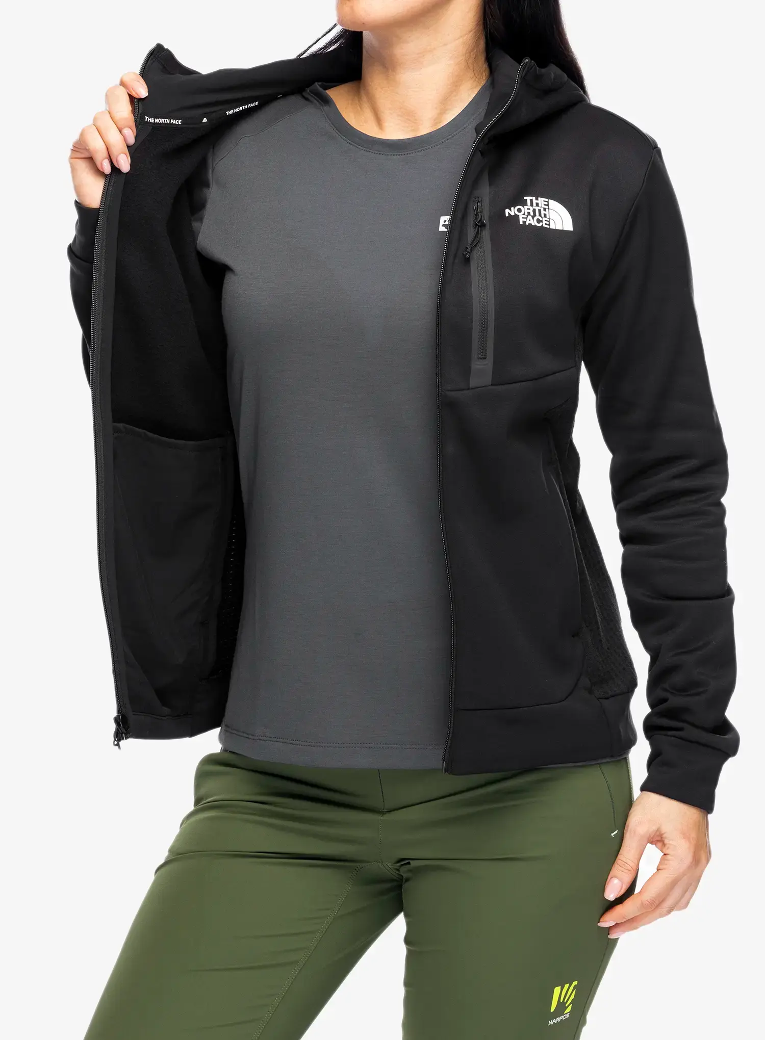 Fleece mikina dámská The North Face Ma FZ Fleece - tnf black
