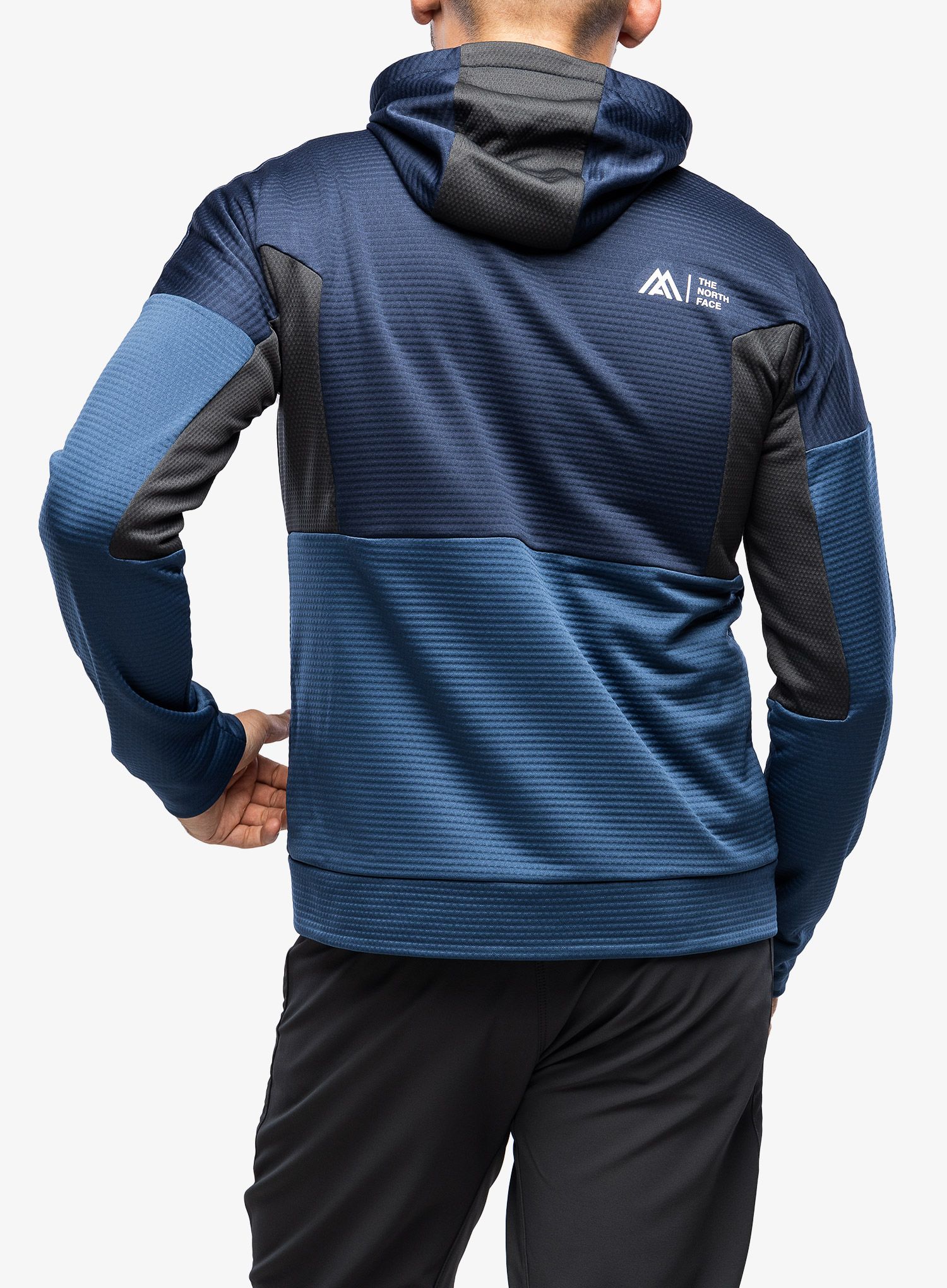 Mikina s kapucí The North Face Ma Full Zip Fleece - blue/grey