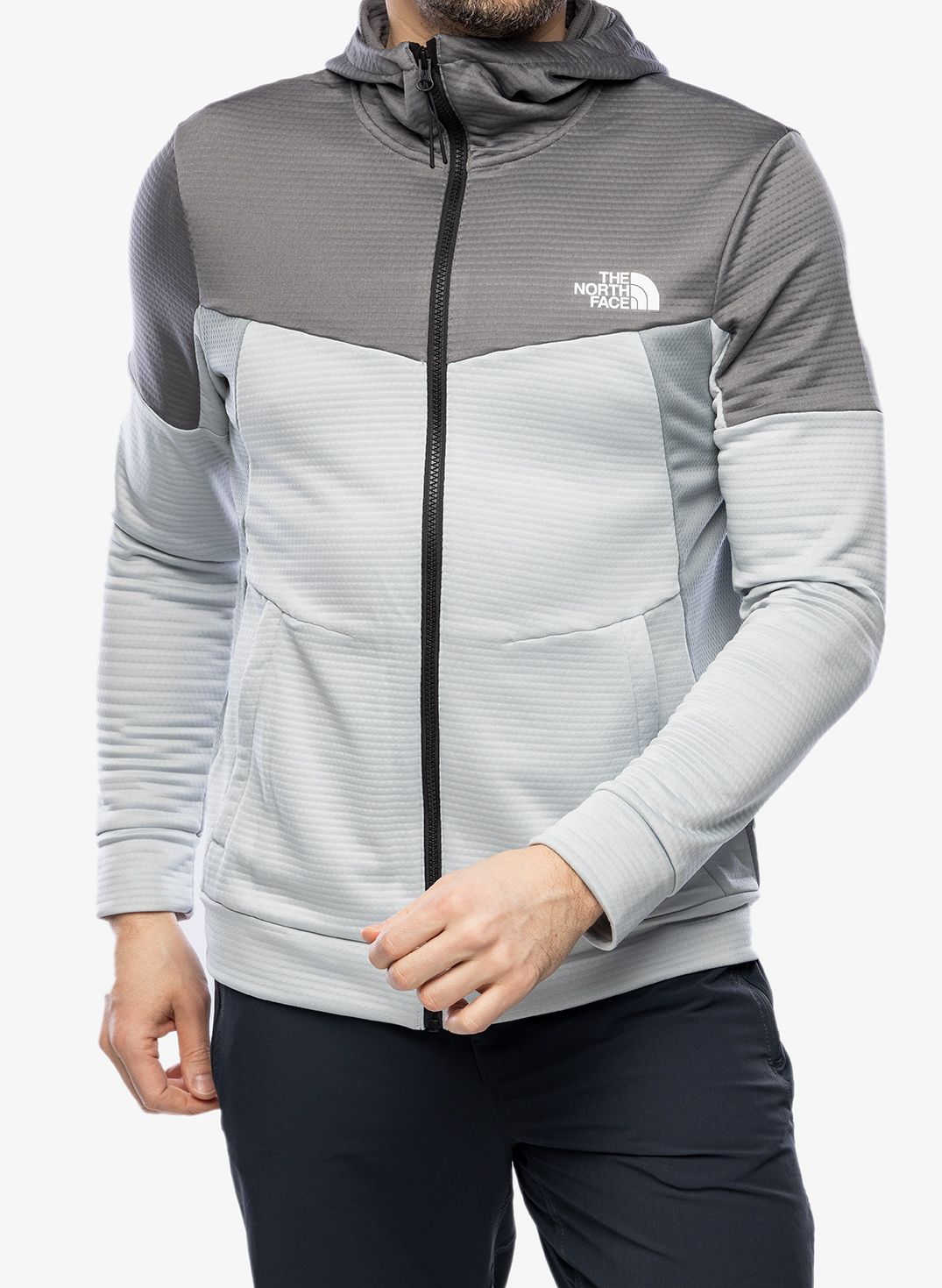 Fleece mikina The North Face Ma Full Zip Fleece - grey/pearl