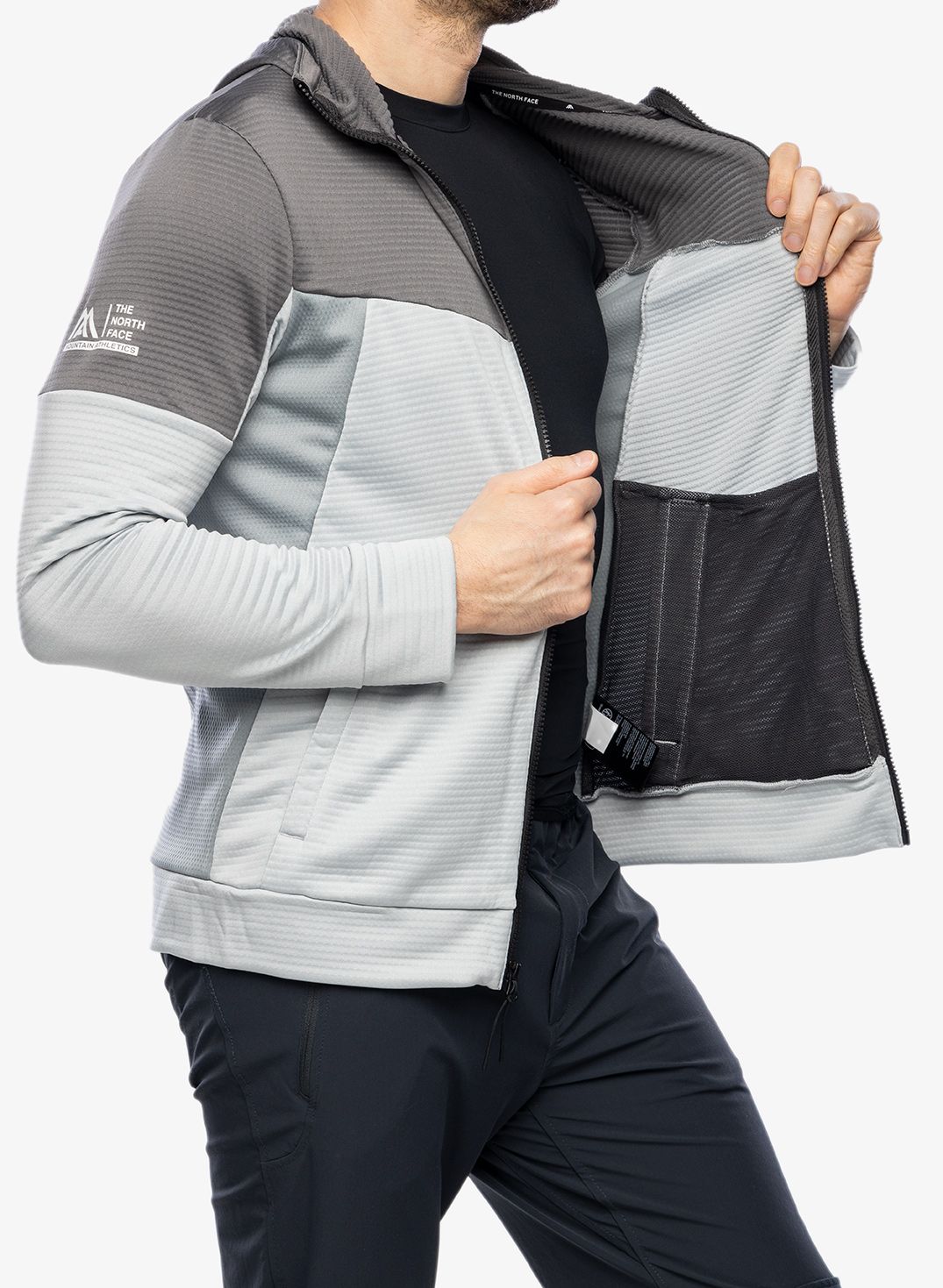 Fleece mikina The North Face Ma Full Zip Fleece - grey/pearl