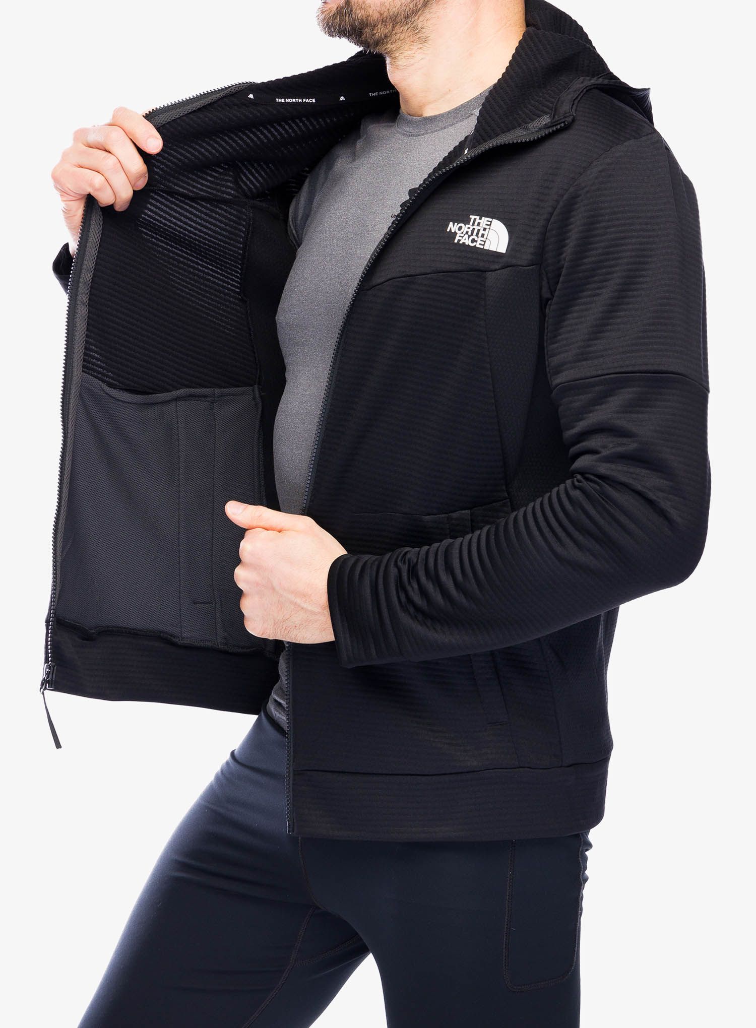 Mikina s kapucí The North Face Ma Full Zip Fleece - tnf black