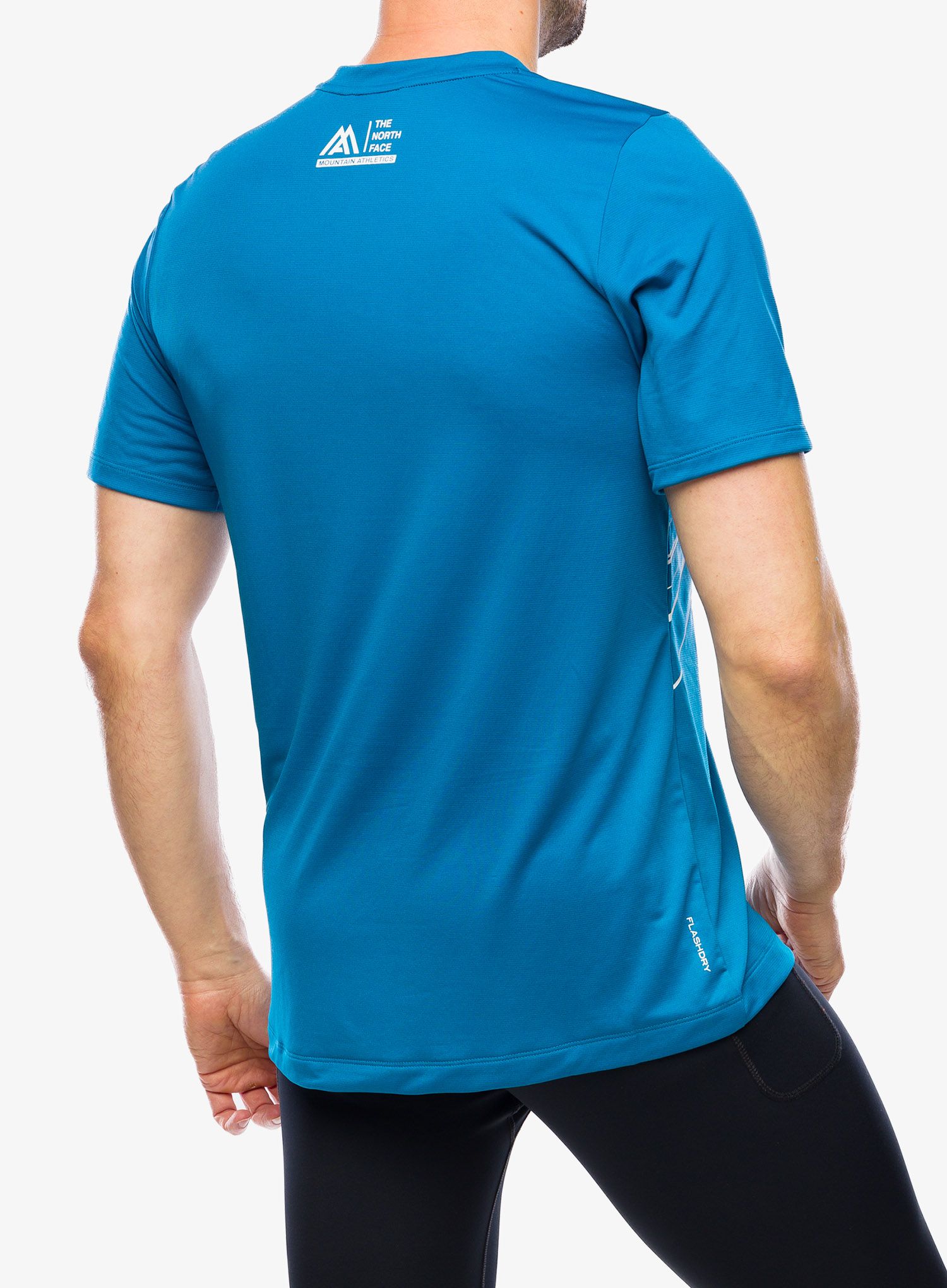 Sportovní tričko The North Face Ma S/S Tee Graphic - blue/grey
