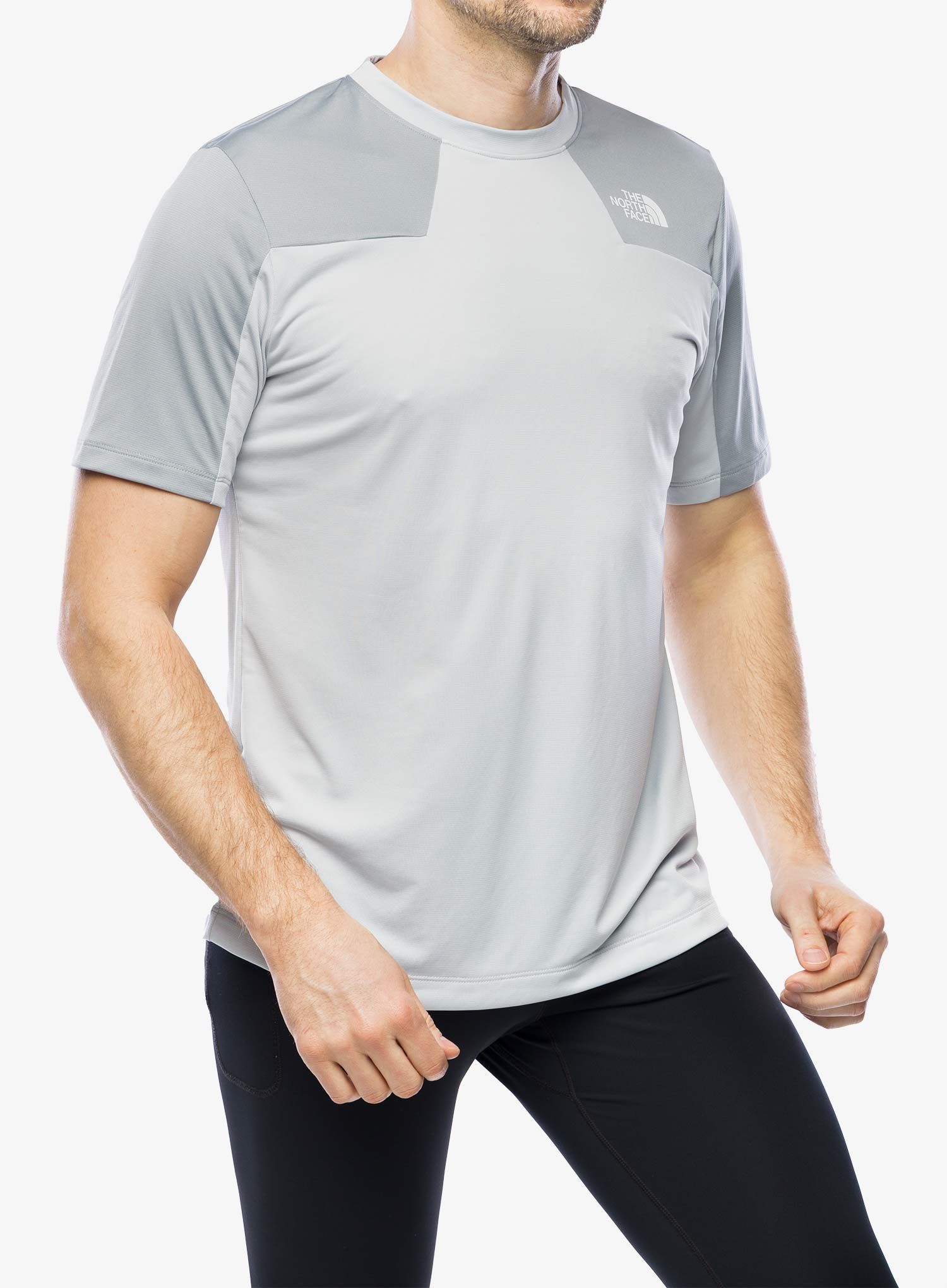 Sportovní tričko The North Face Ma S/S Tee - rise grey/grey