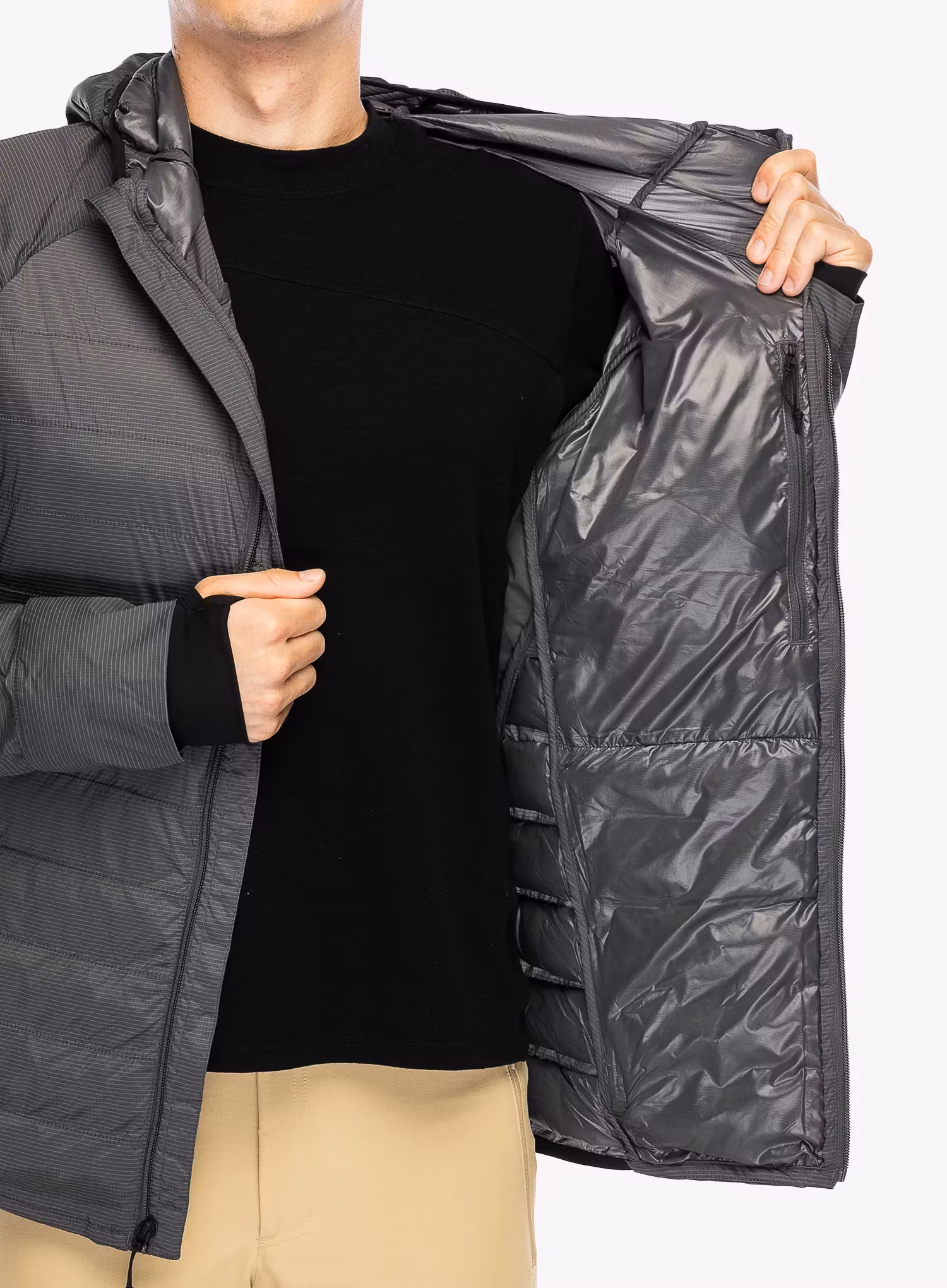 Zateplená bunda The North Face Macugnaga 50/50 Synthetic - anthracite grey/tnf black