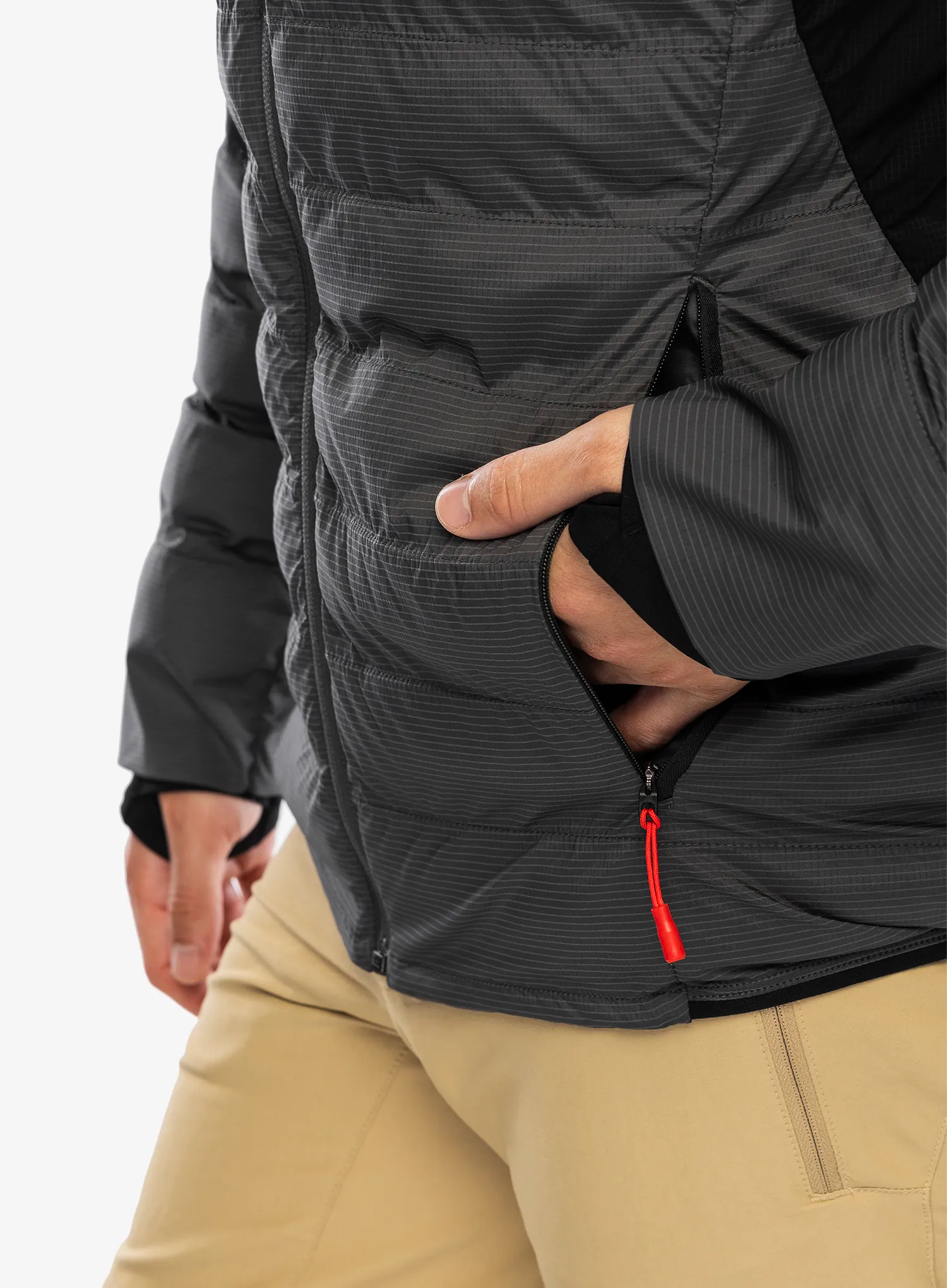 Zateplená bunda The North Face Macugnaga 50/50 Synthetic - anthracite grey/tnf black