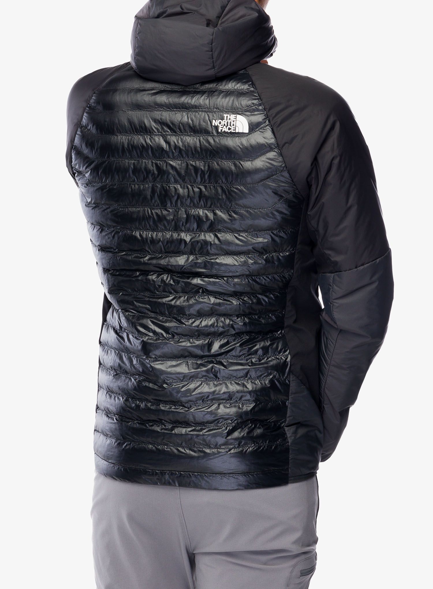 Hybridní bunda The North Face Macugnaga Hybrid Insulation - asphalt grey/tnf black