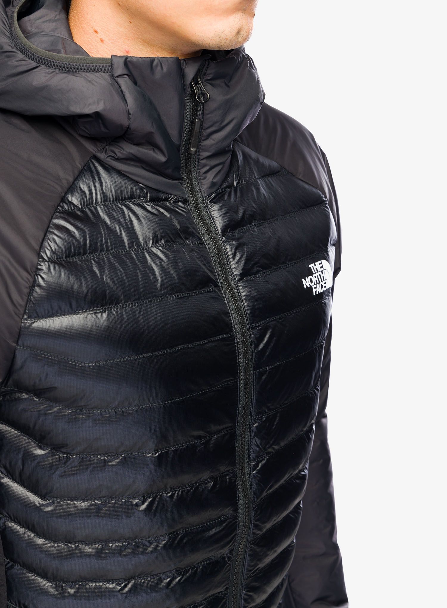 Hybridní bunda The North Face Macugnaga Hybrid Insulation - asphalt grey/tnf black