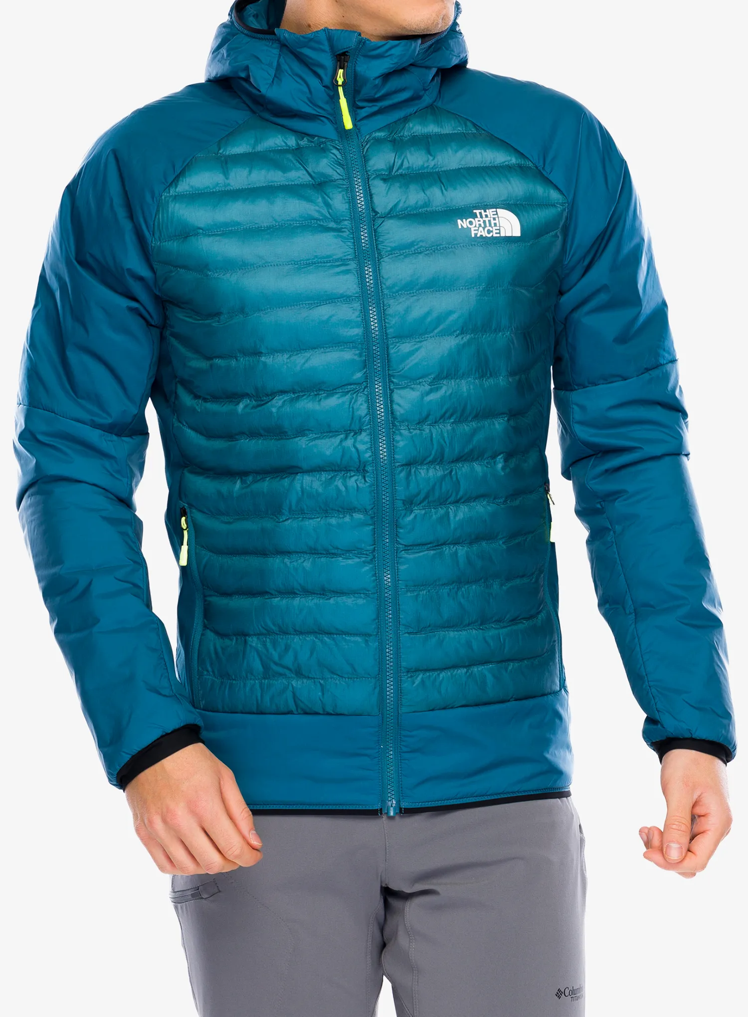 Hybridní bunda The North Face Macugnaga Hybrid Insulation - mallard blue/midnight petrol