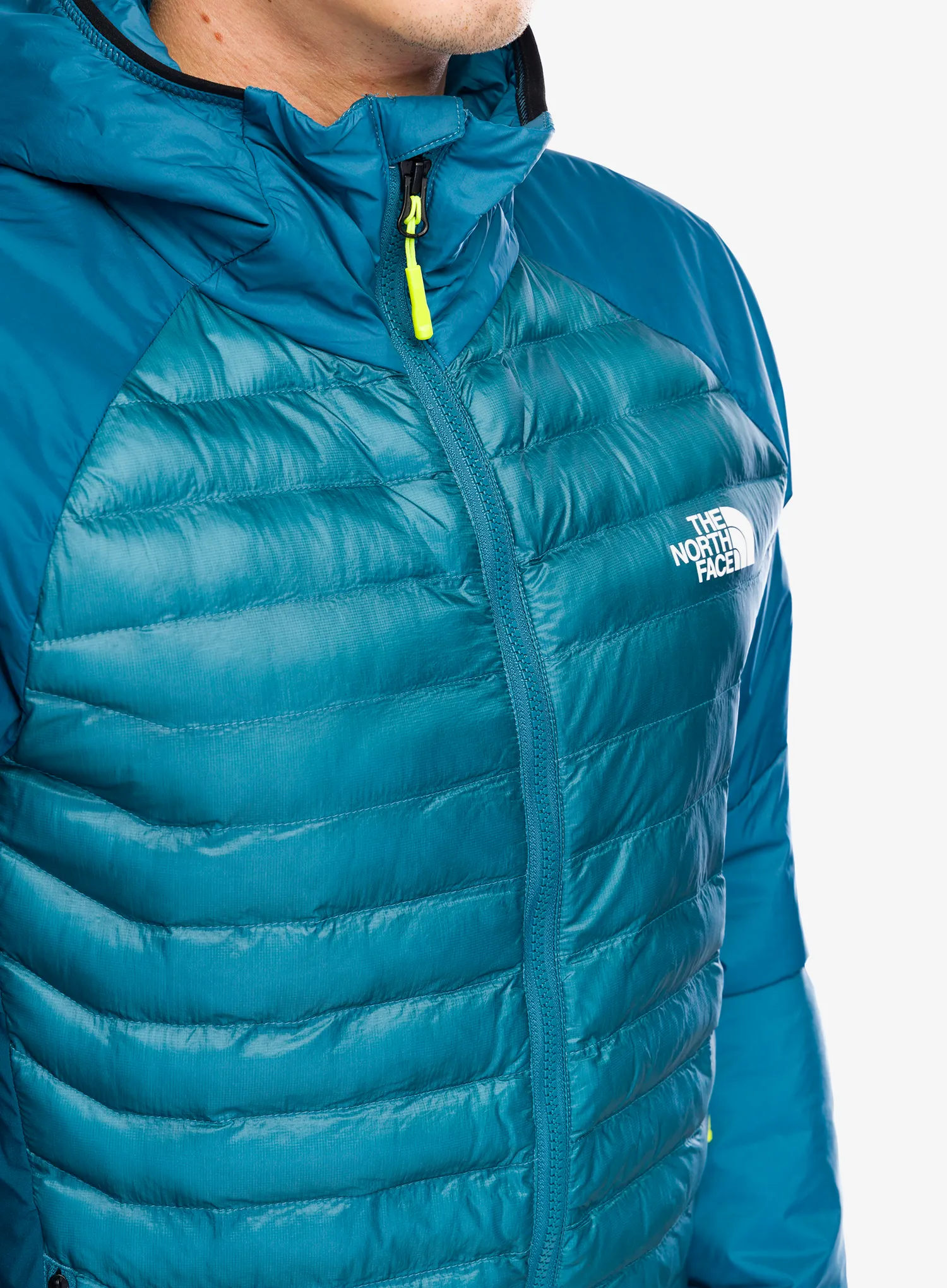 Hybridní bunda The North Face Macugnaga Hybrid Insulation - mallard blue/midnight petrol