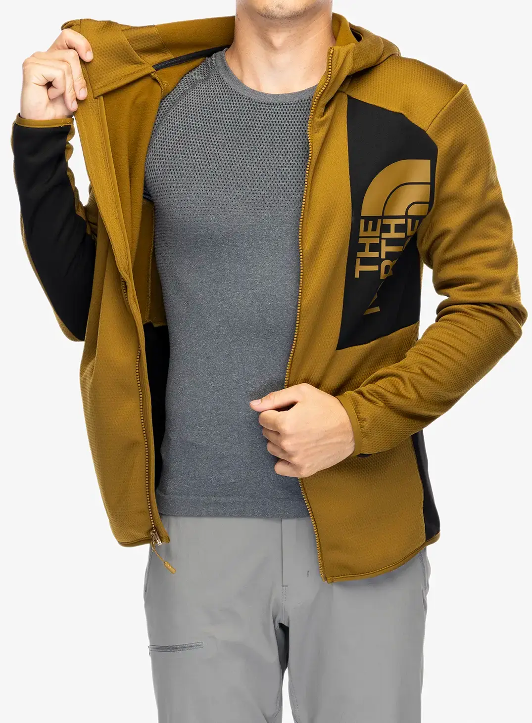 Mikina s kapucí The North Face Merak Hoody - moss green/tnf black