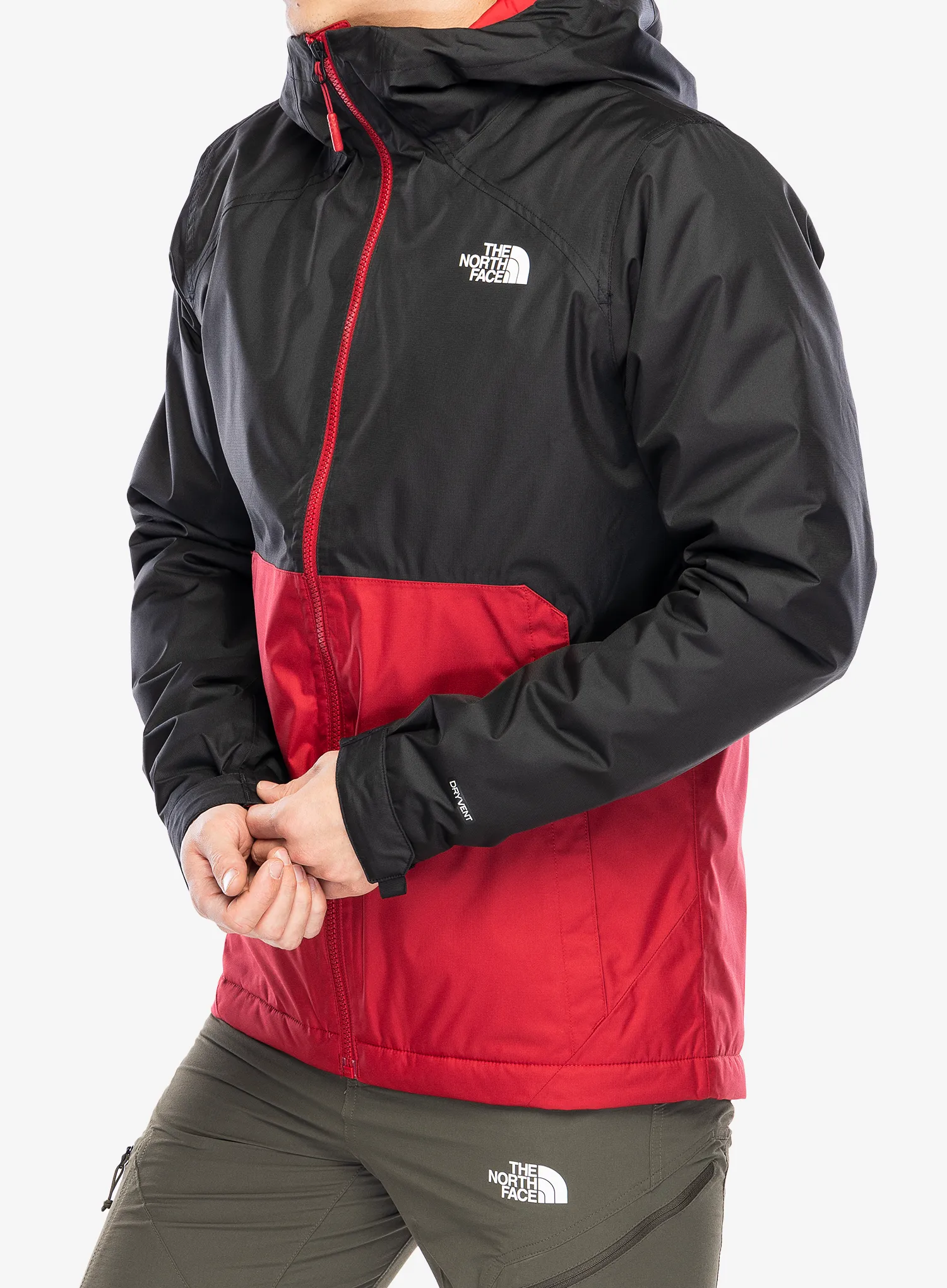 Zateplená bunda The North Face Millerton Insulated Jacket - garnet red/tnf black