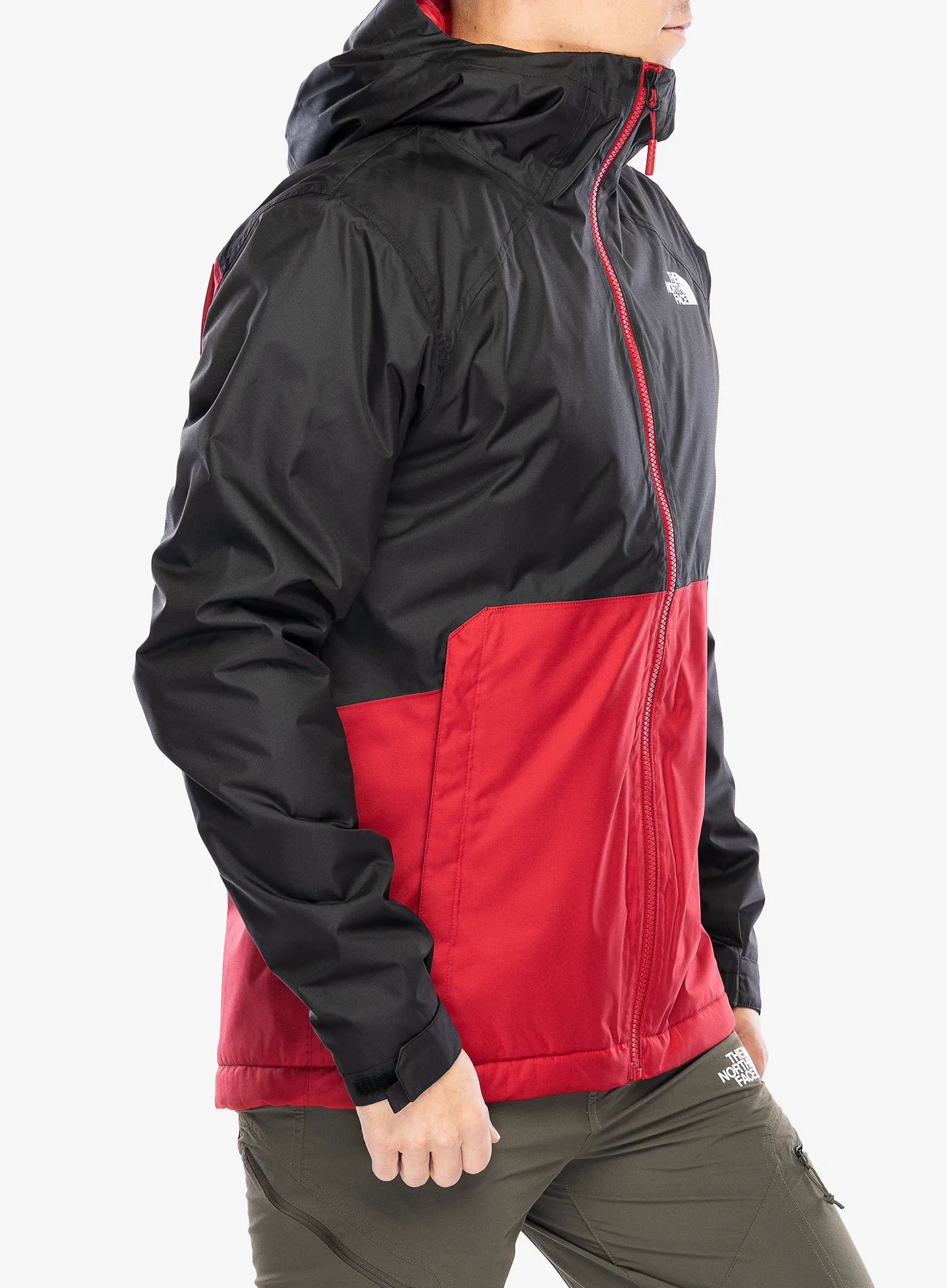 Zateplená bunda The North Face Millerton Insulated Jacket - garnet red/tnf black