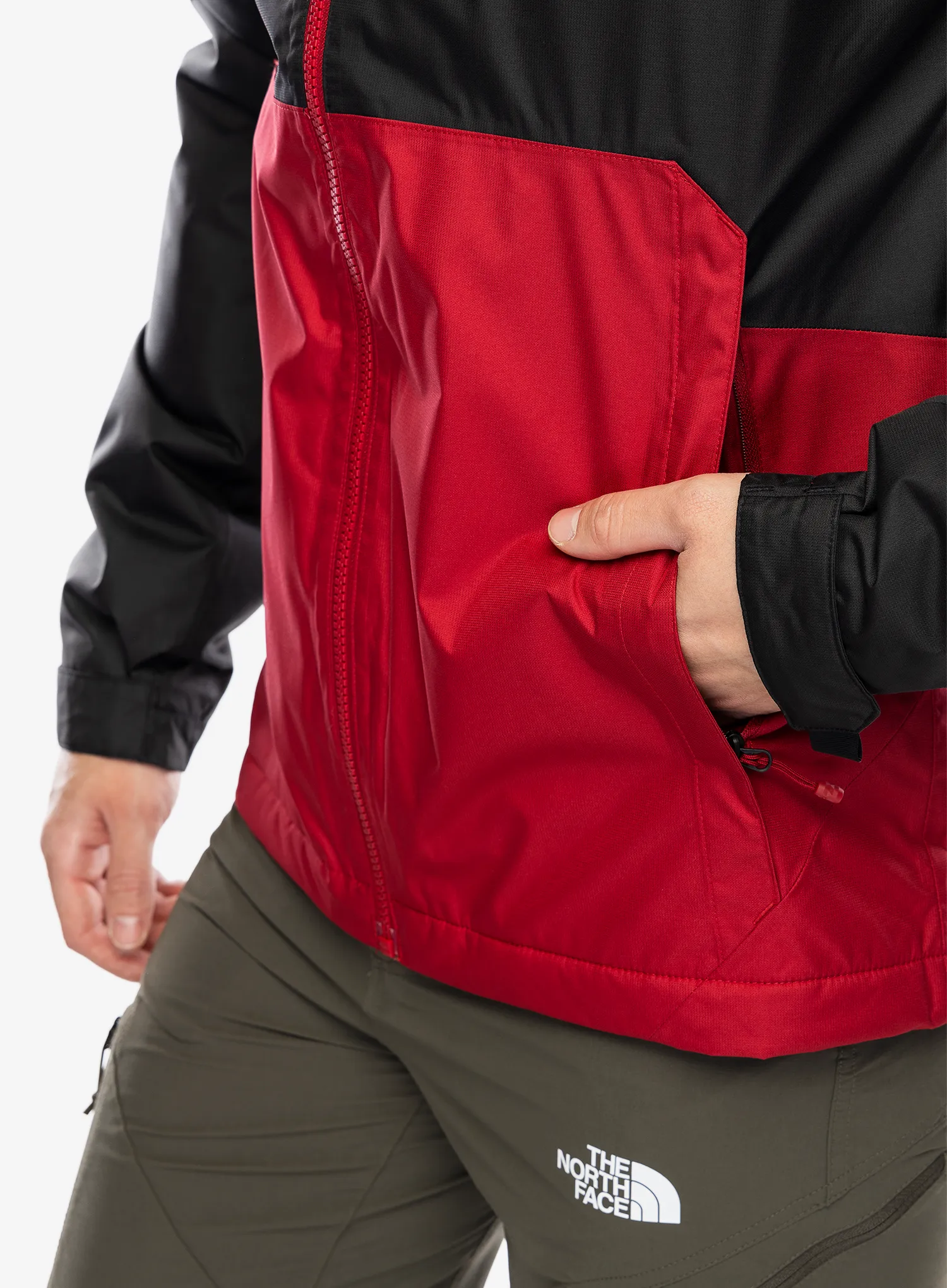 Zateplená bunda The North Face Millerton Insulated Jacket - garnet red/tnf black