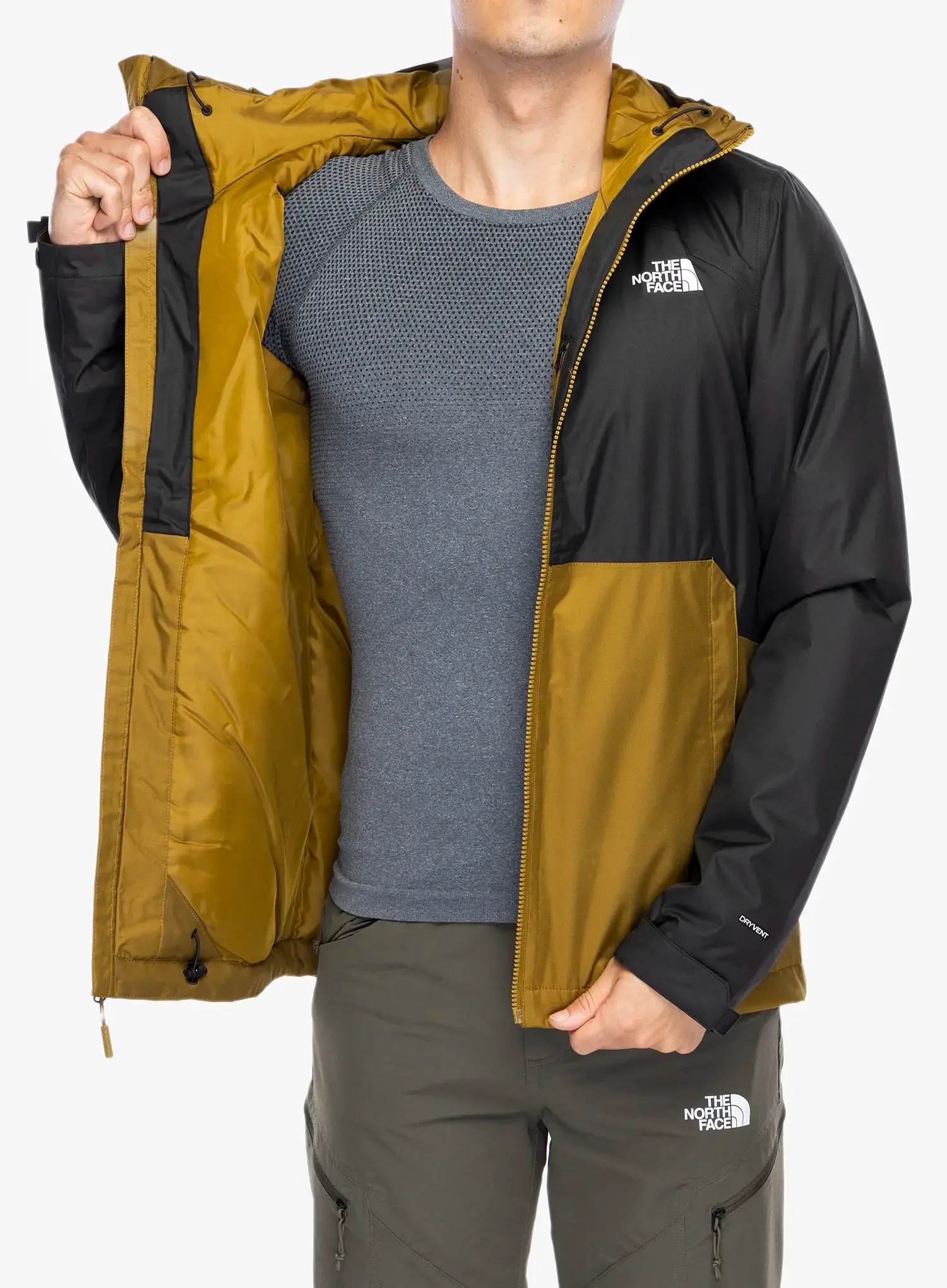 Zateplená bunda The North Face Millerton Insulated Jacket - moss green/tnf black