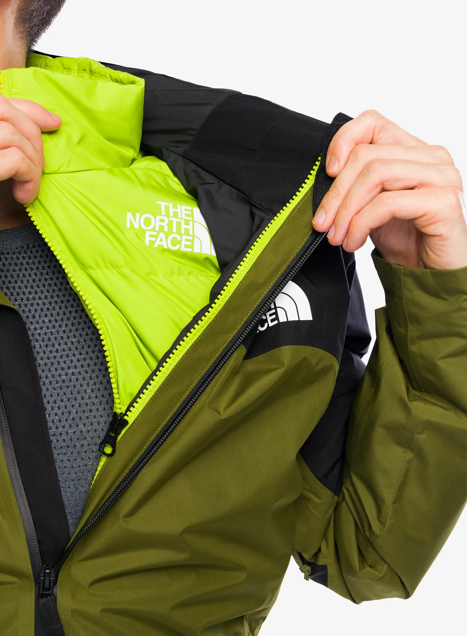 Bunda 3v1 The North Face Mountain Light Triclimate GTX Jacket - forest olive/tnf black