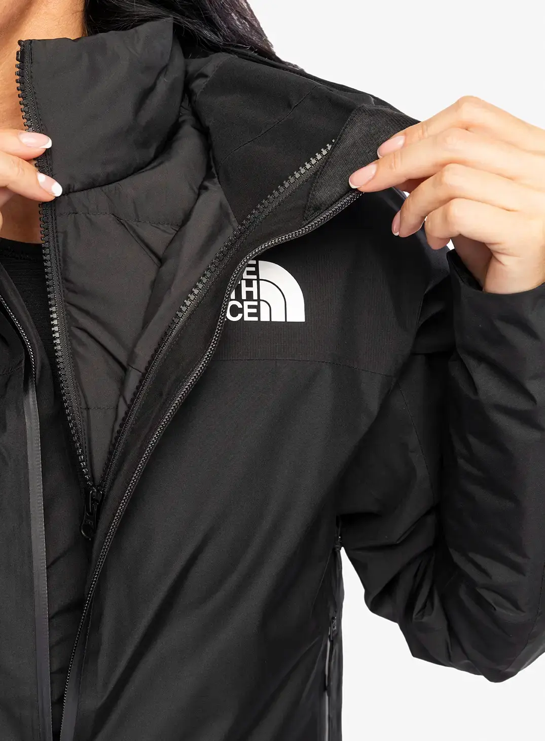 Bunda 3v1 dámská The North Face Mountain Light Triclimate GTX Jacket - tnf black