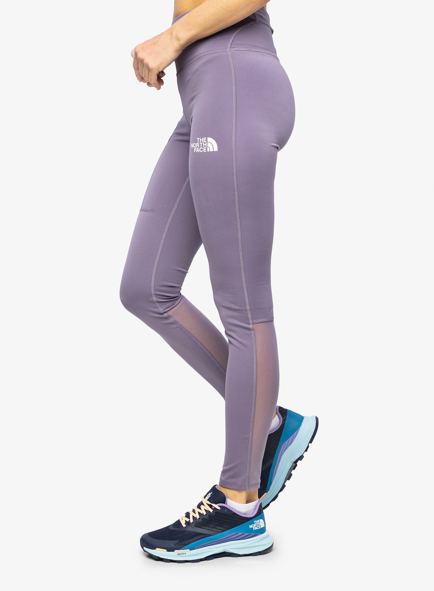 Dámské běžecké legíny The North Face Movmynt Tight - lunar slate/led yellow