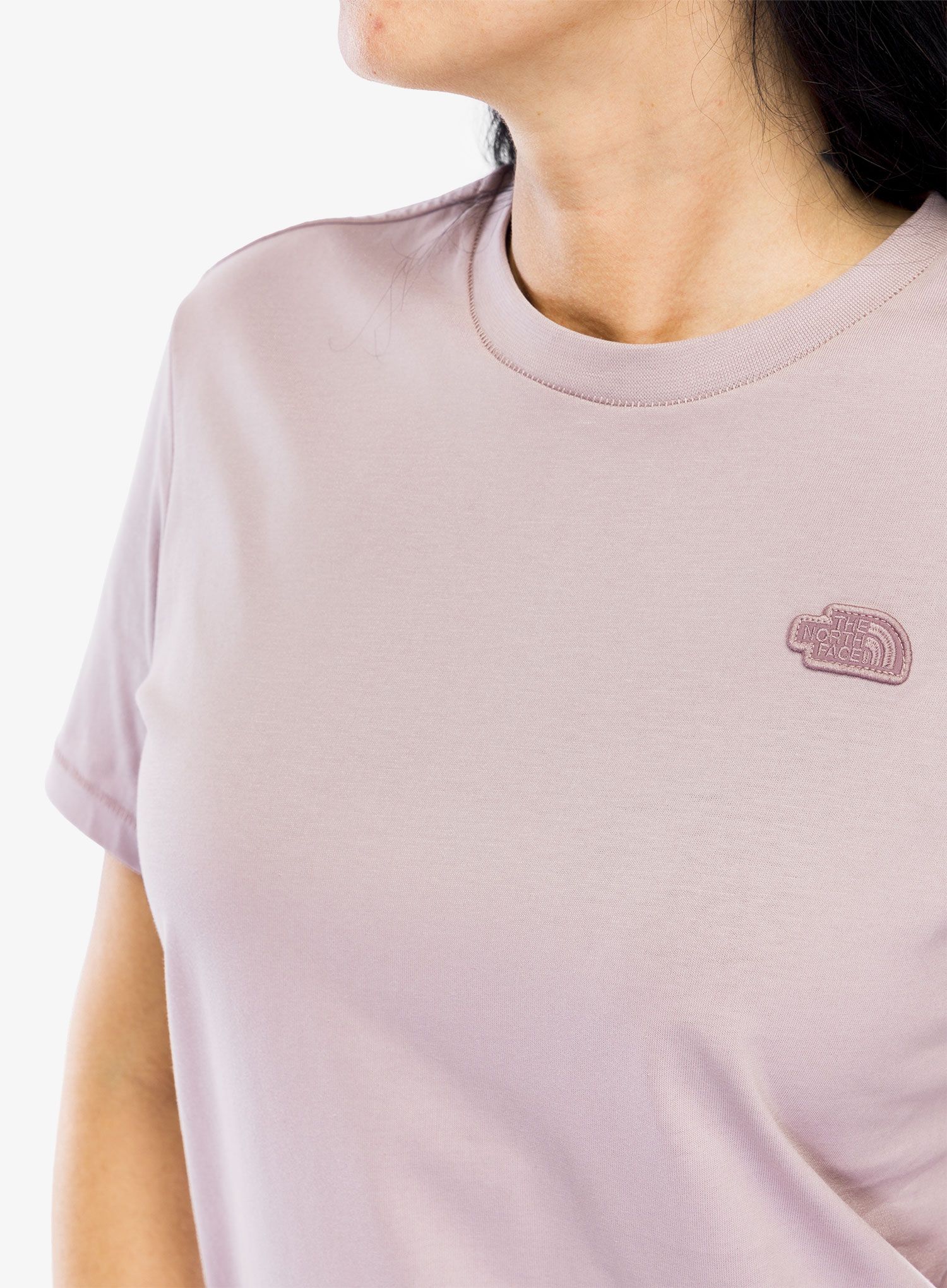 Bavlněné tričko dámské The North Face Natural Dye S/S Tee - purple chalk natural dye