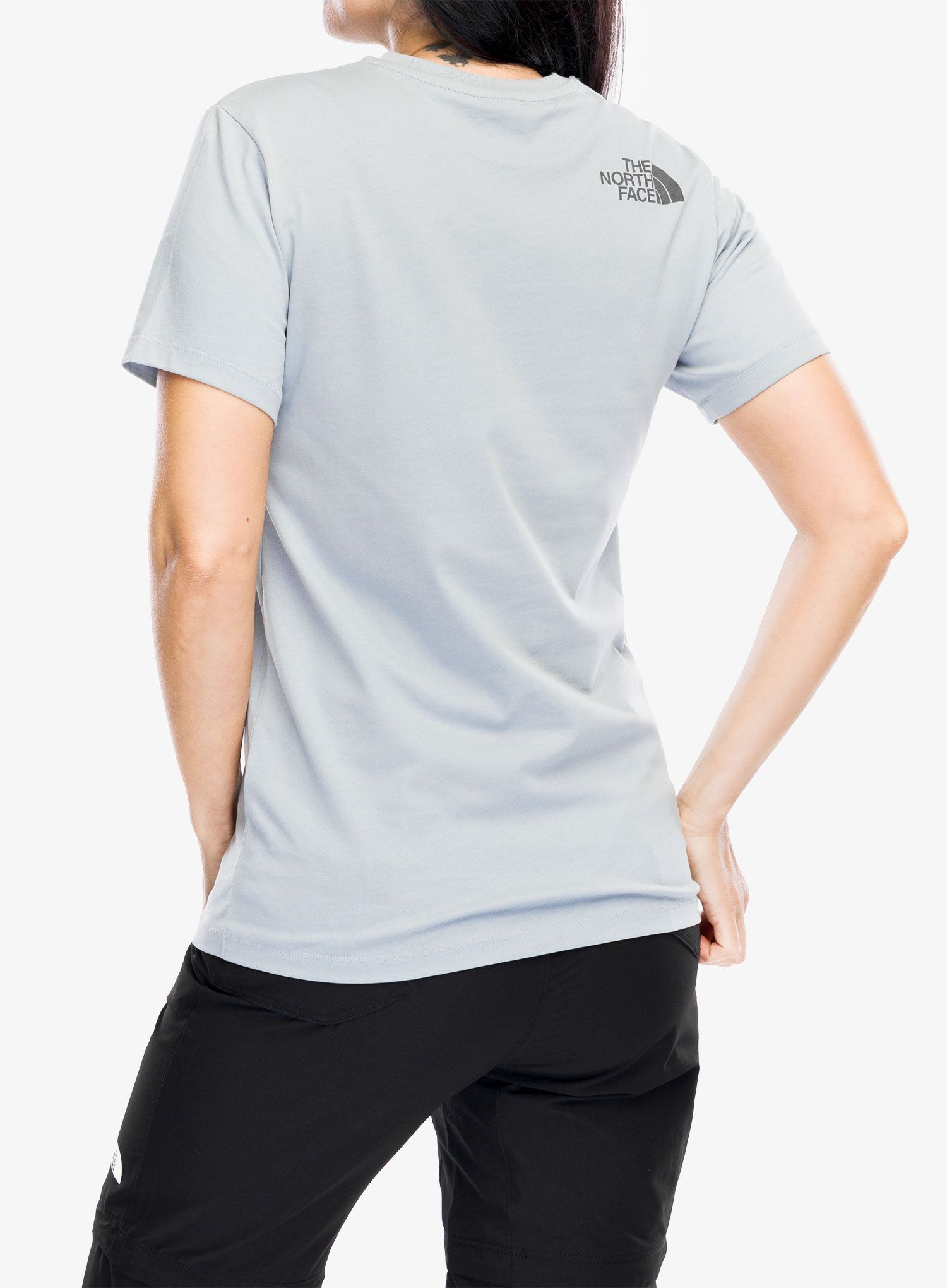Bavlněné tričko dámské The North Face Natural Dye S/S Tee - smoked pearl natural dye