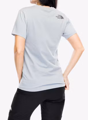Bavlněné tričko dámské The North Face Natural Dye S/S Tee - smoked pearl natural dye
