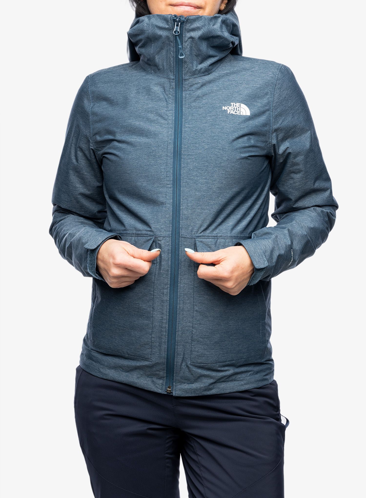 Dámská bunda The North Face New Fleece Triclimate - m.blue