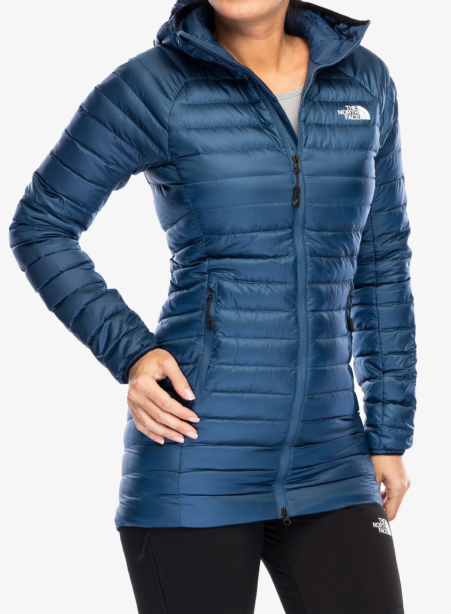 Dámský péřový kabát The North Face New Trevail Parka - shady blue
