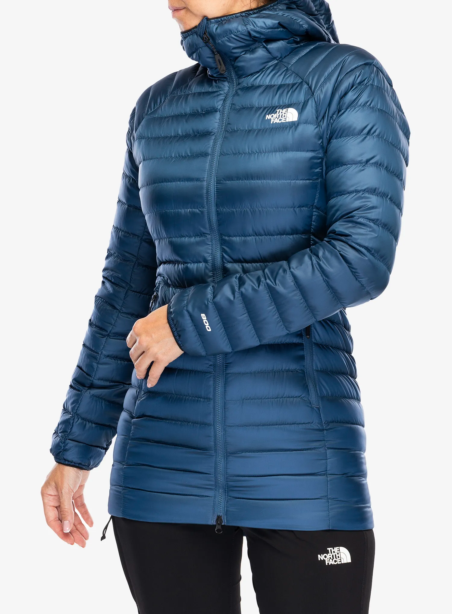 Dámský péřový kabát The North Face New Trevail Parka - shady blue