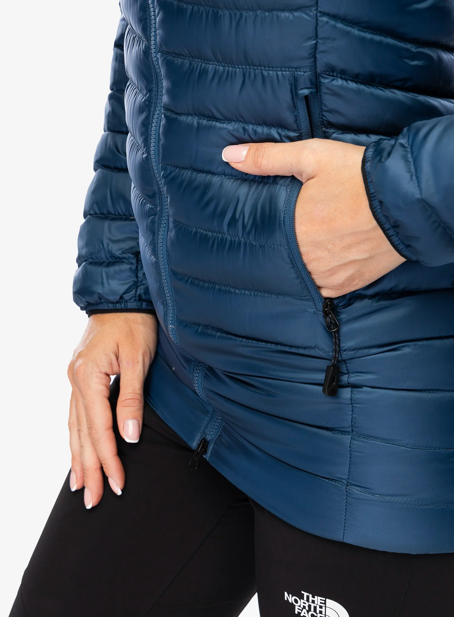 Dámský péřový kabát The North Face New Trevail Parka - shady blue