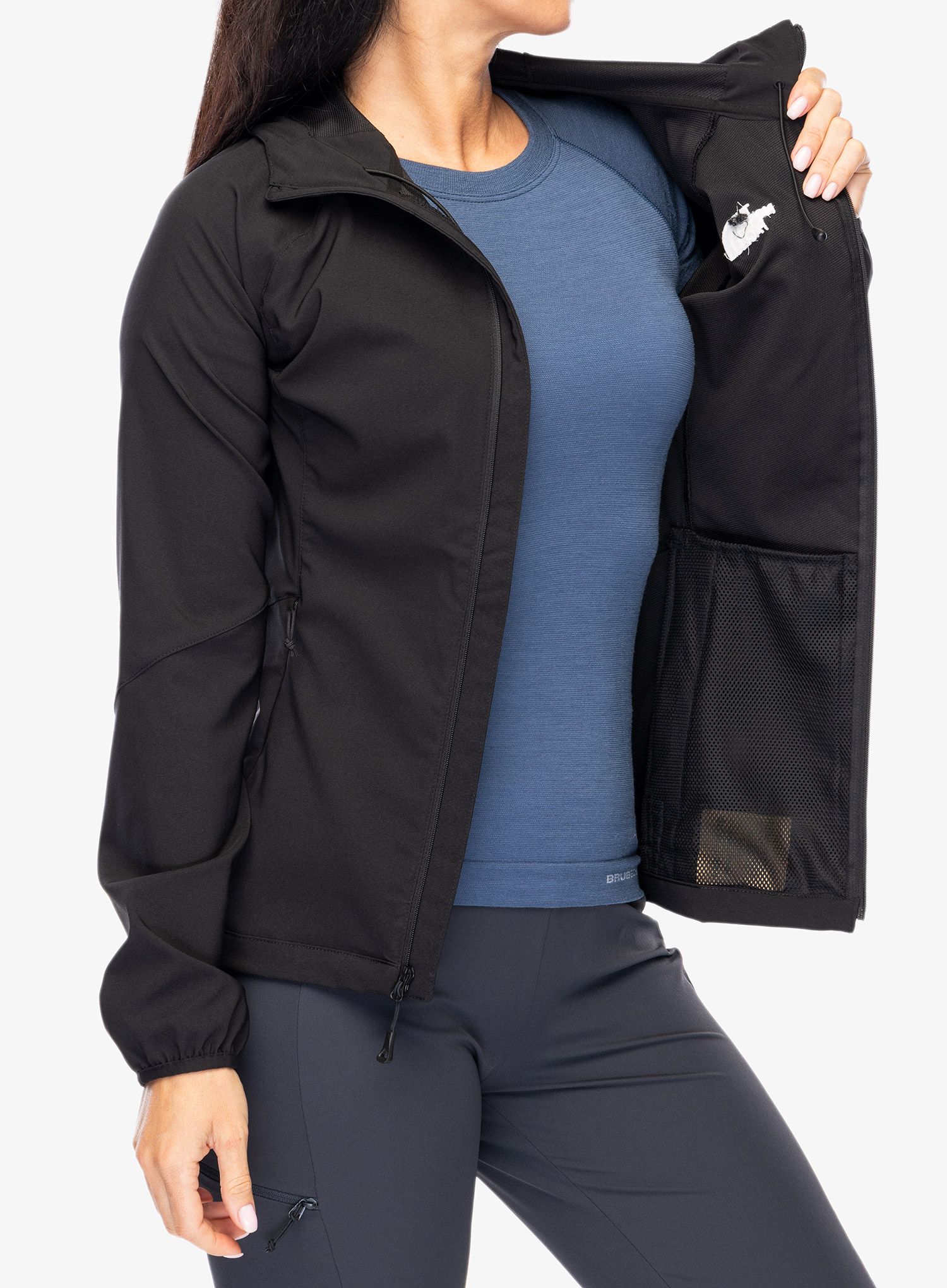 Dámská Softshellova bunda The North Face Nimble Hoodie - black