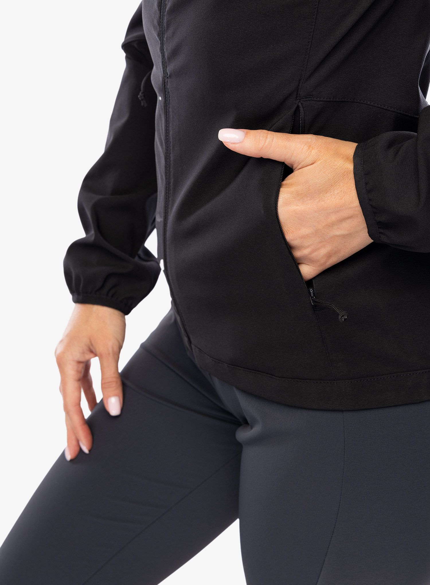 Dámská Softshellova bunda The North Face Nimble Hoodie - black