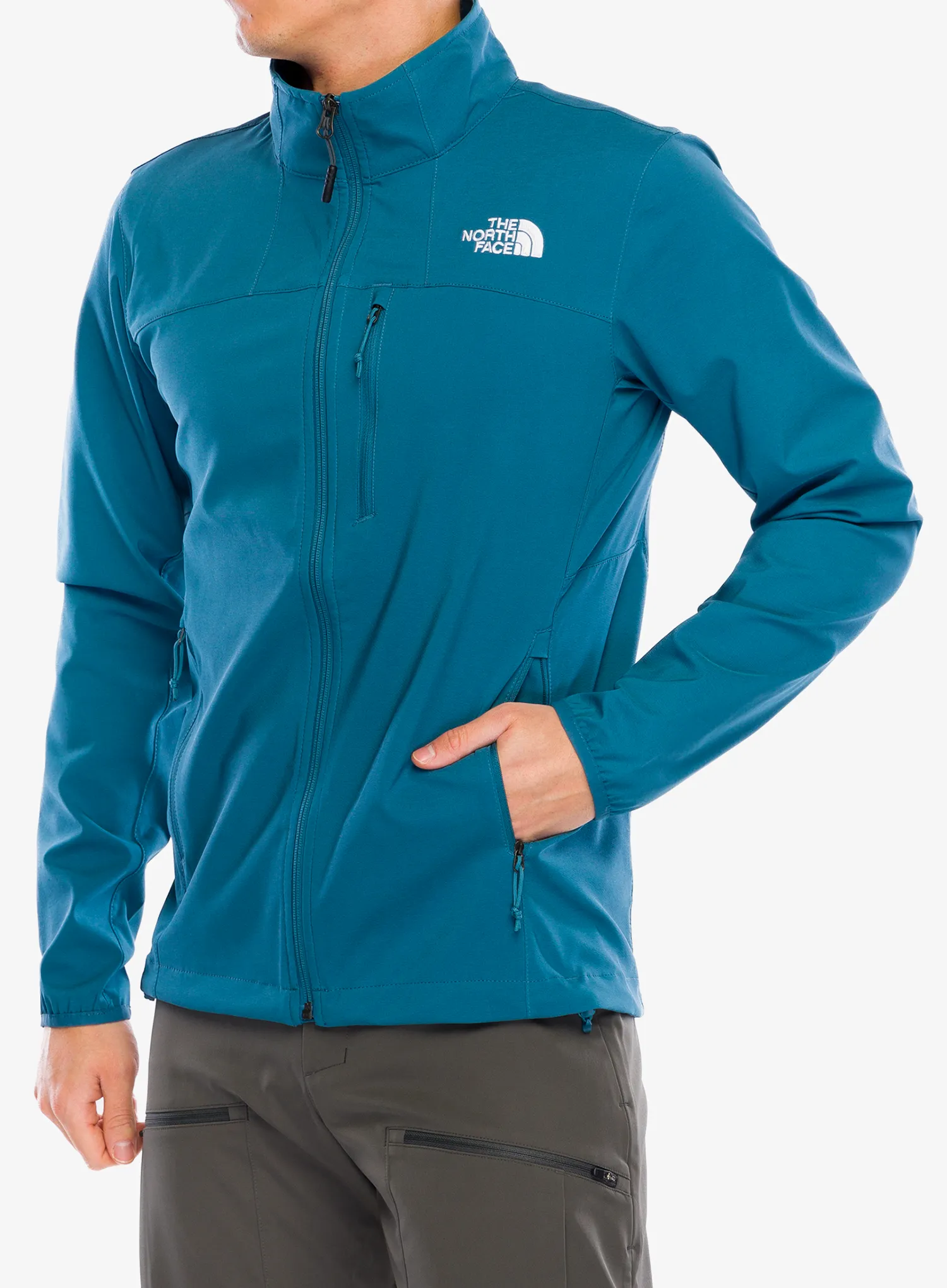 Softshellová bunda The North Face Nimble Jacket - mallard blue
